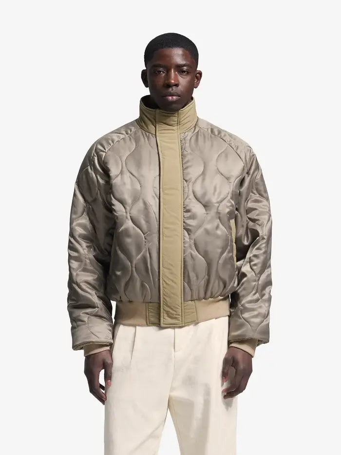 BRAMS FRUIT Jack Reversible Bomber Jacket - Olive Green