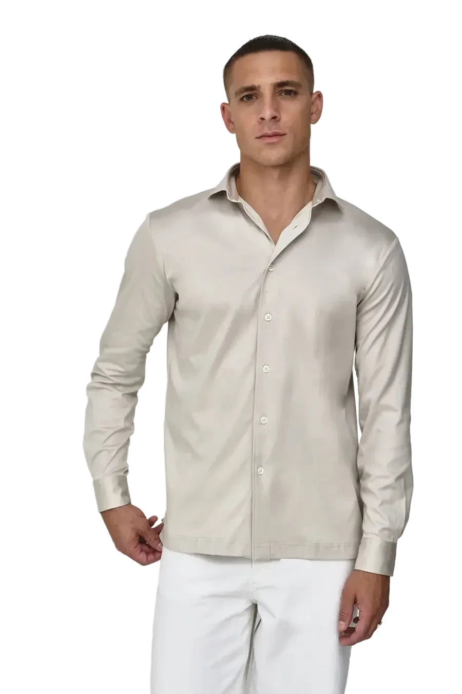 VALENZA Shirt Shirt L/S Pearl Grey