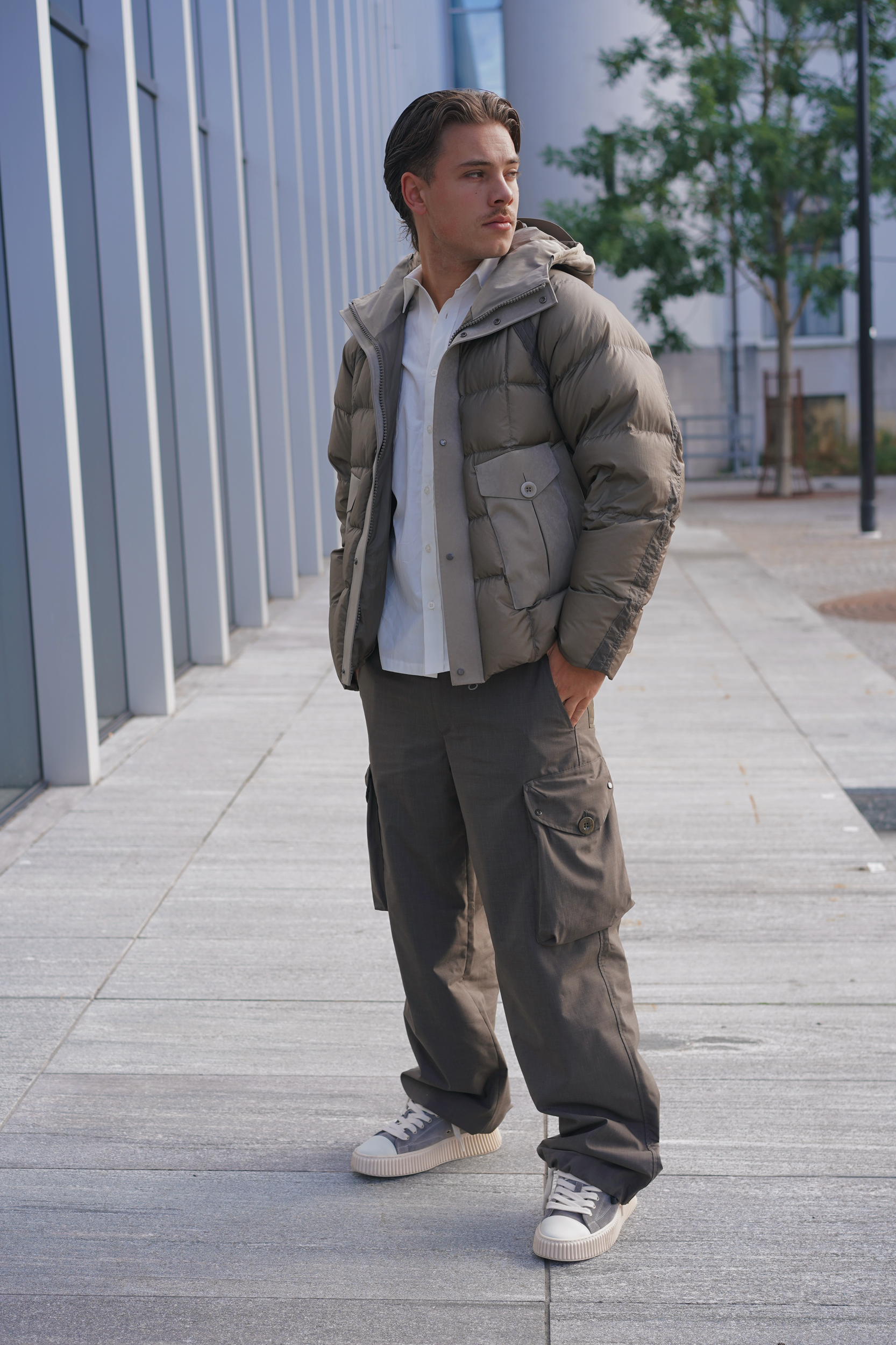 TEN C Jack CHINOOK COMBO DOWN JACKET