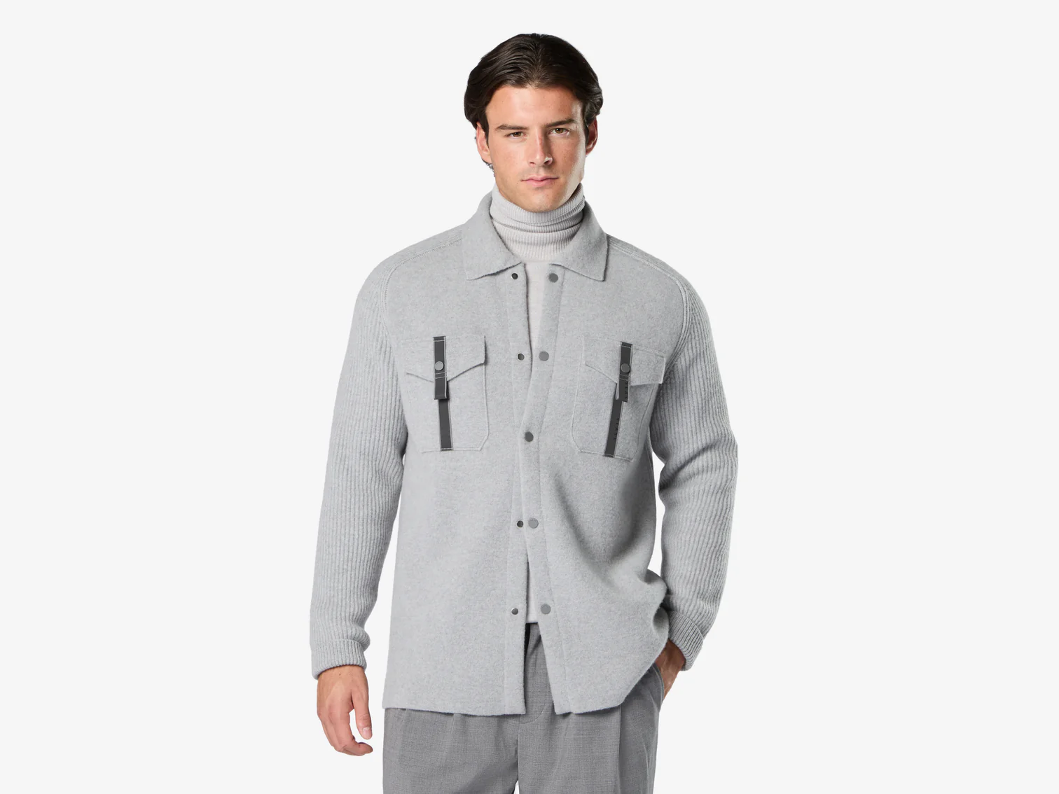 SEASE Pull FELTED OVERSHIRT