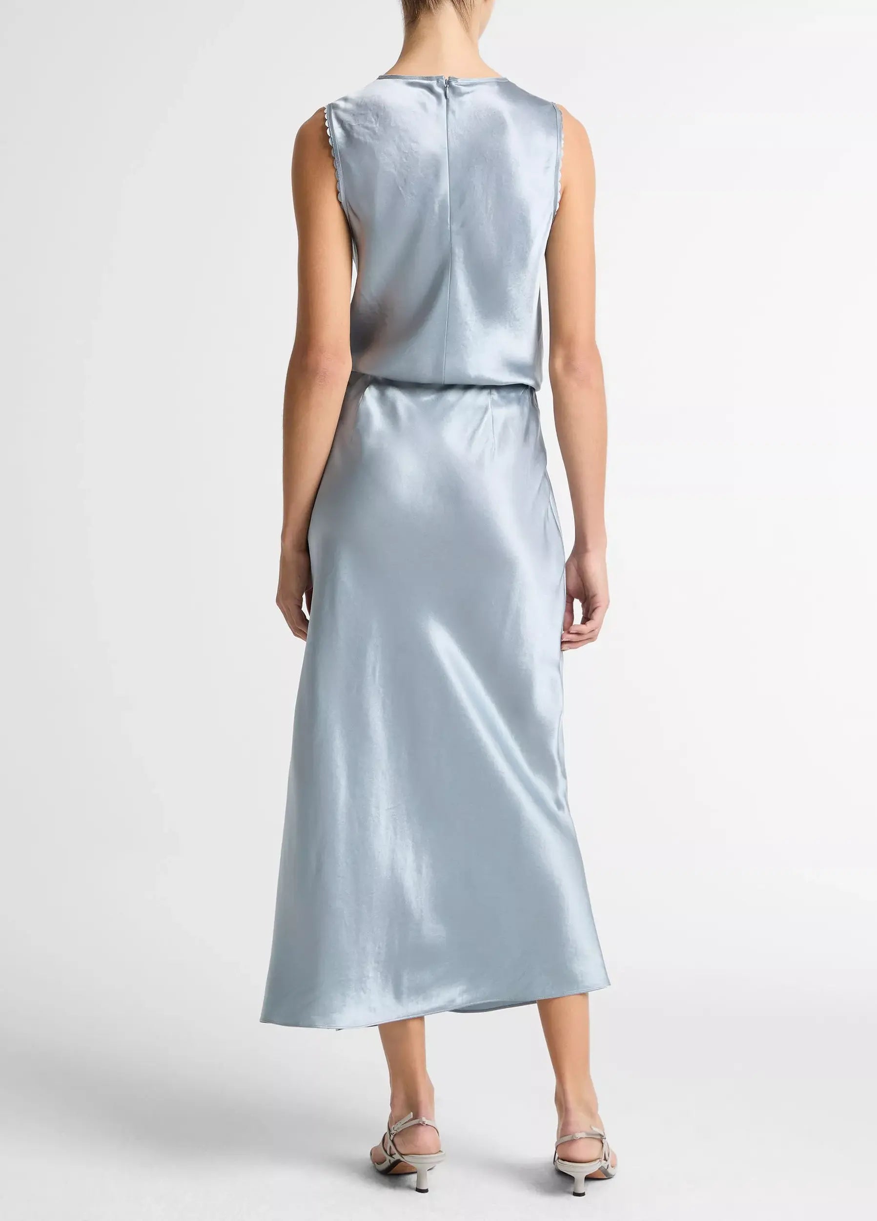 VINCE Skirt Side slit slip