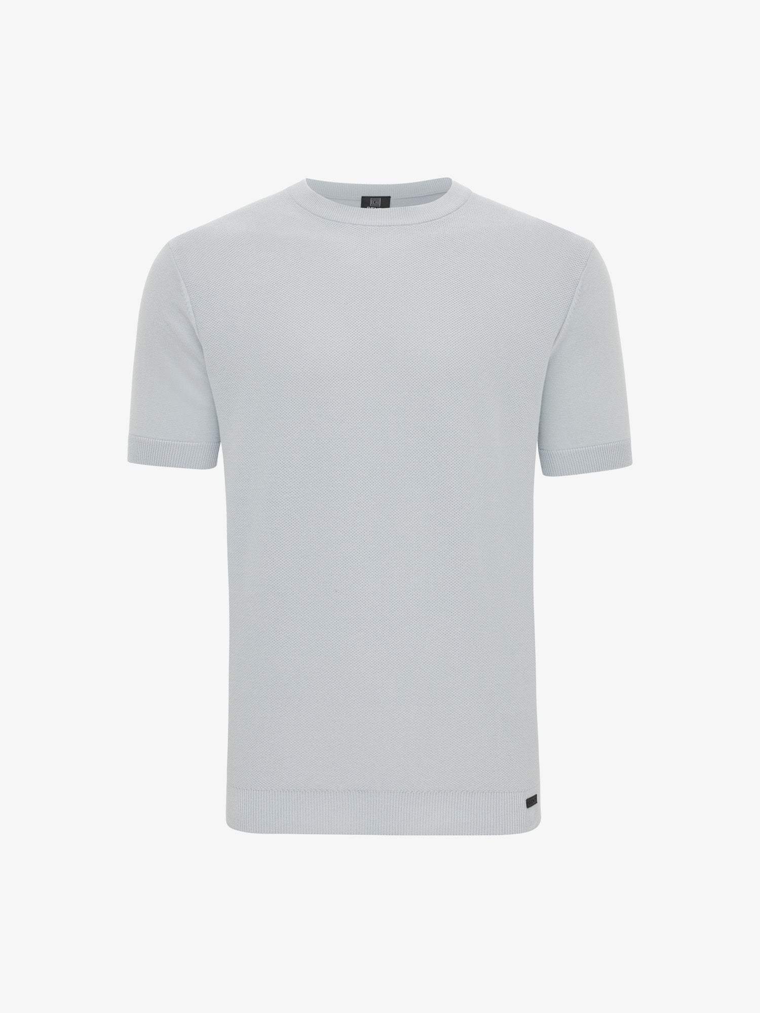 GENTI T Shirt Round Neck SS Light Blue