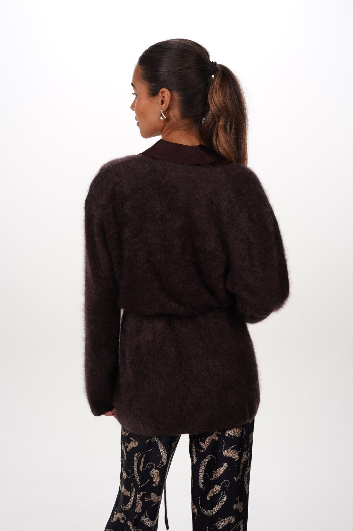 L'ÃME Pull Elodie Dark Earth