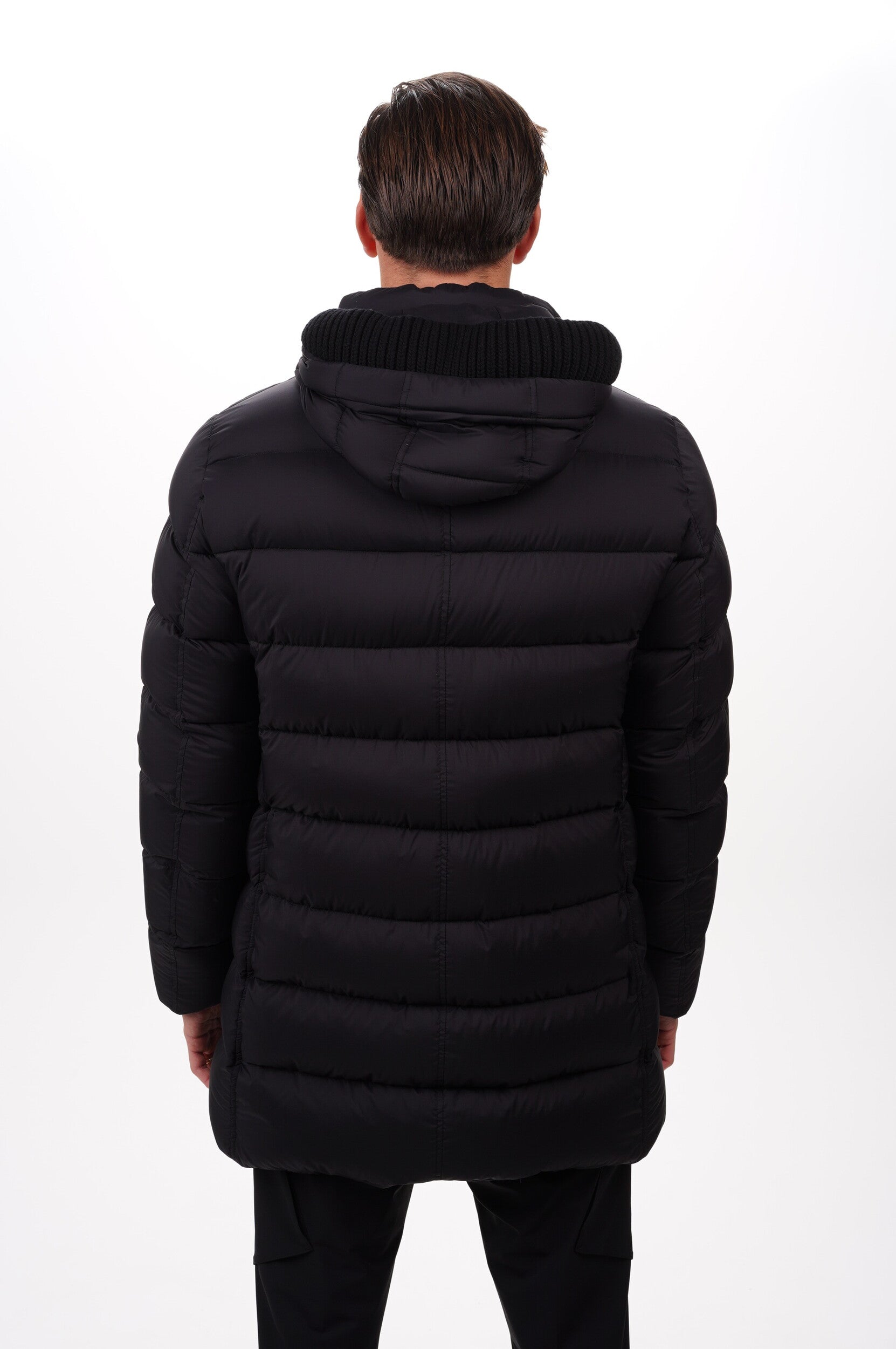 HERNO Coat Mens woven half coat