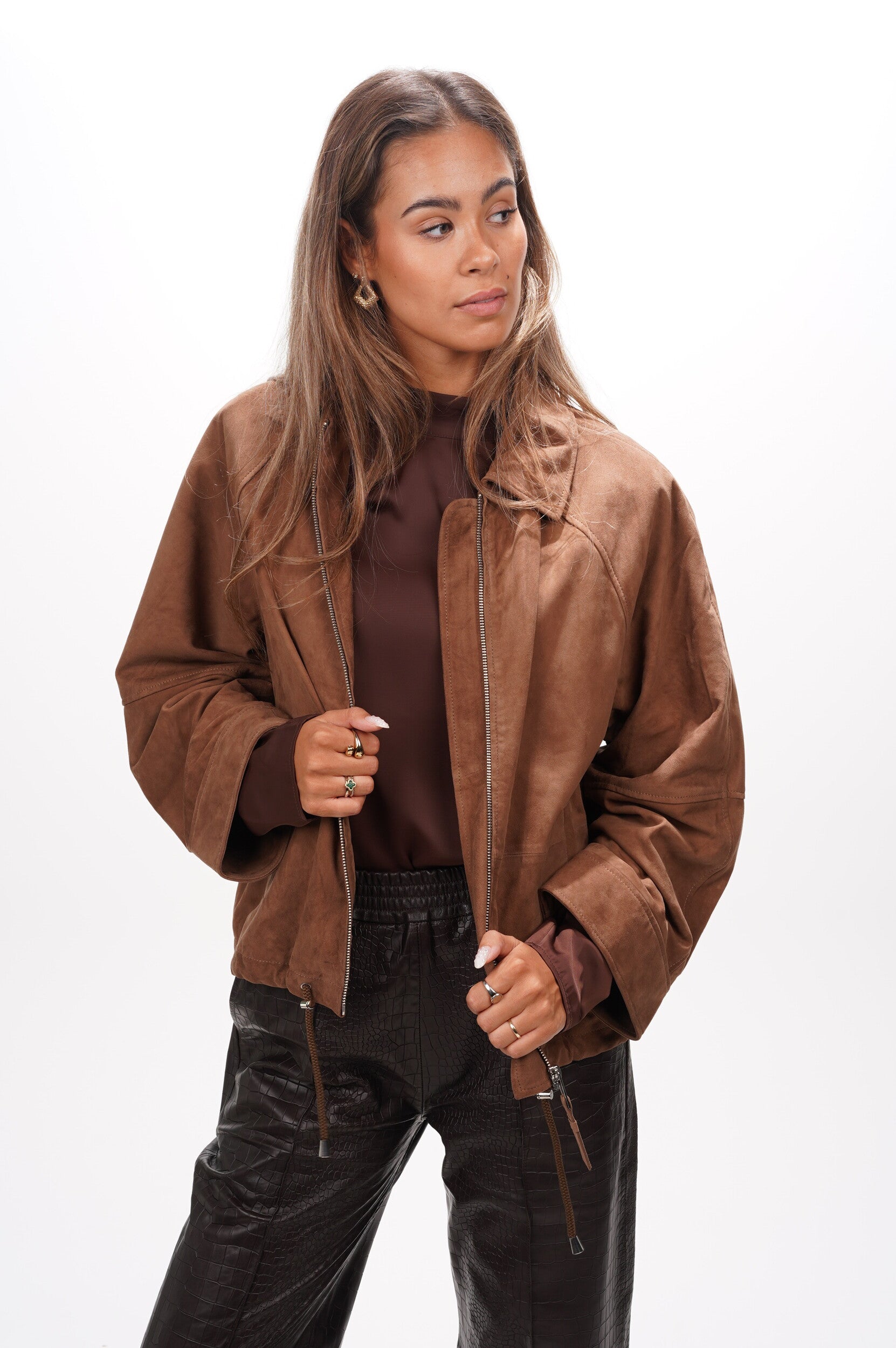 ROTATE Top Satin drapey back