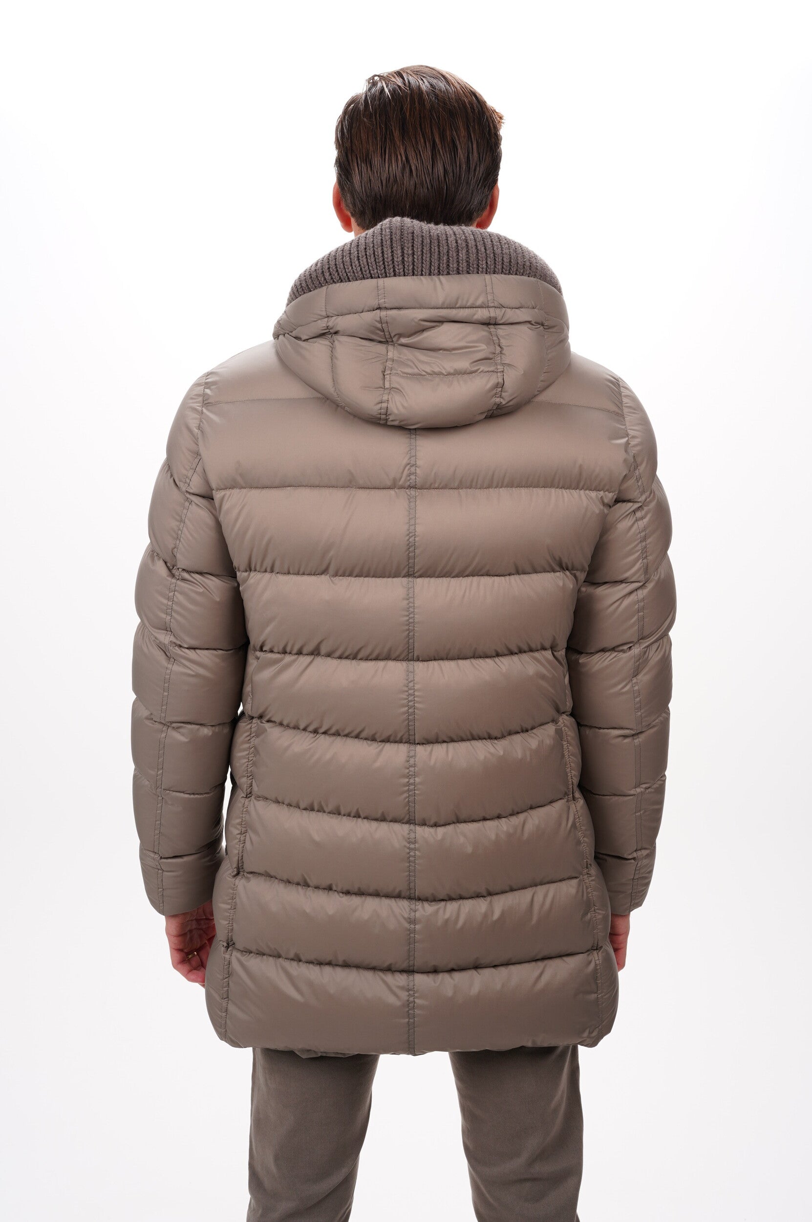 HERNO Coat Mens woven half coat