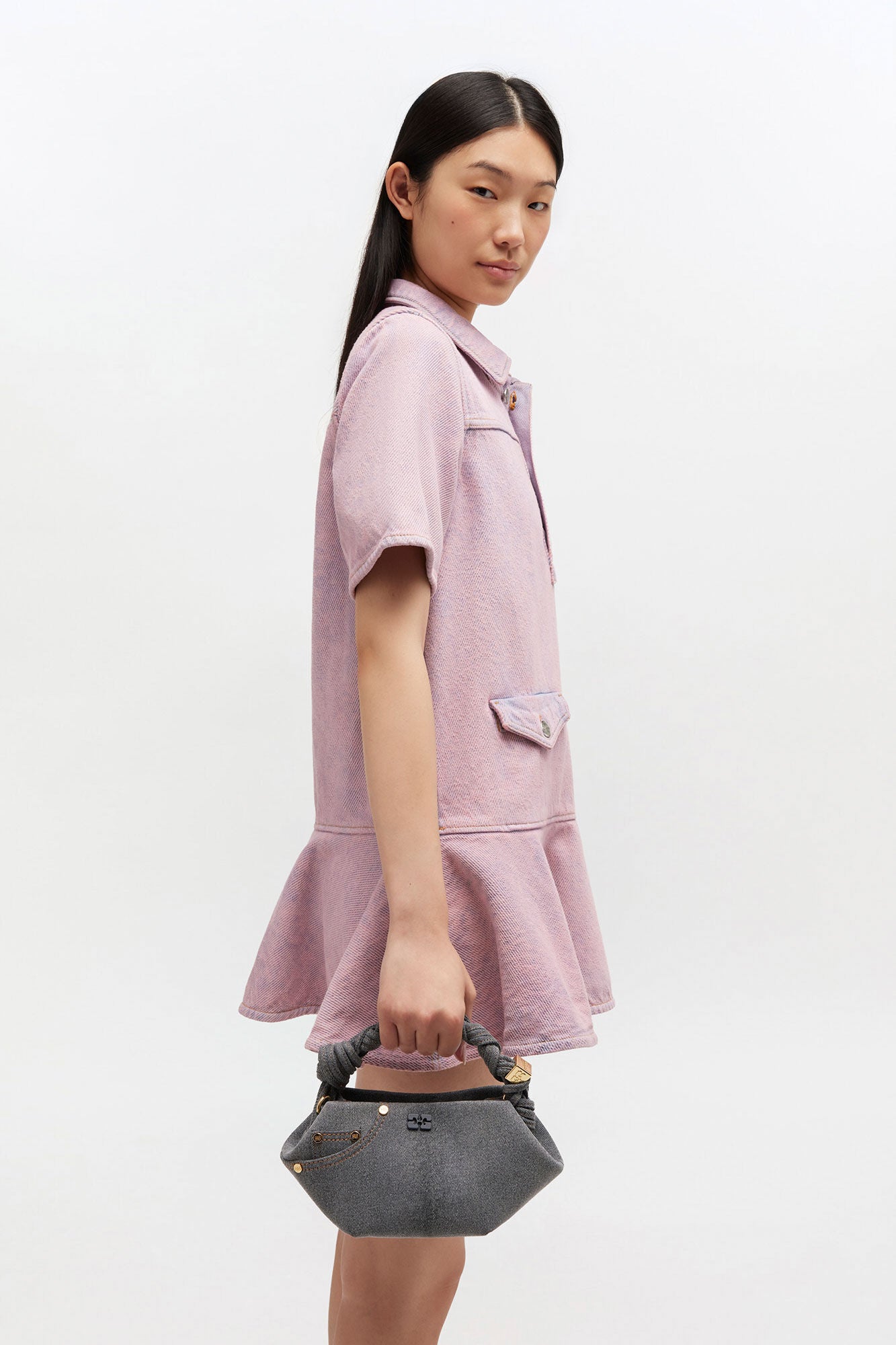 GANNI Bag Bou mini denim