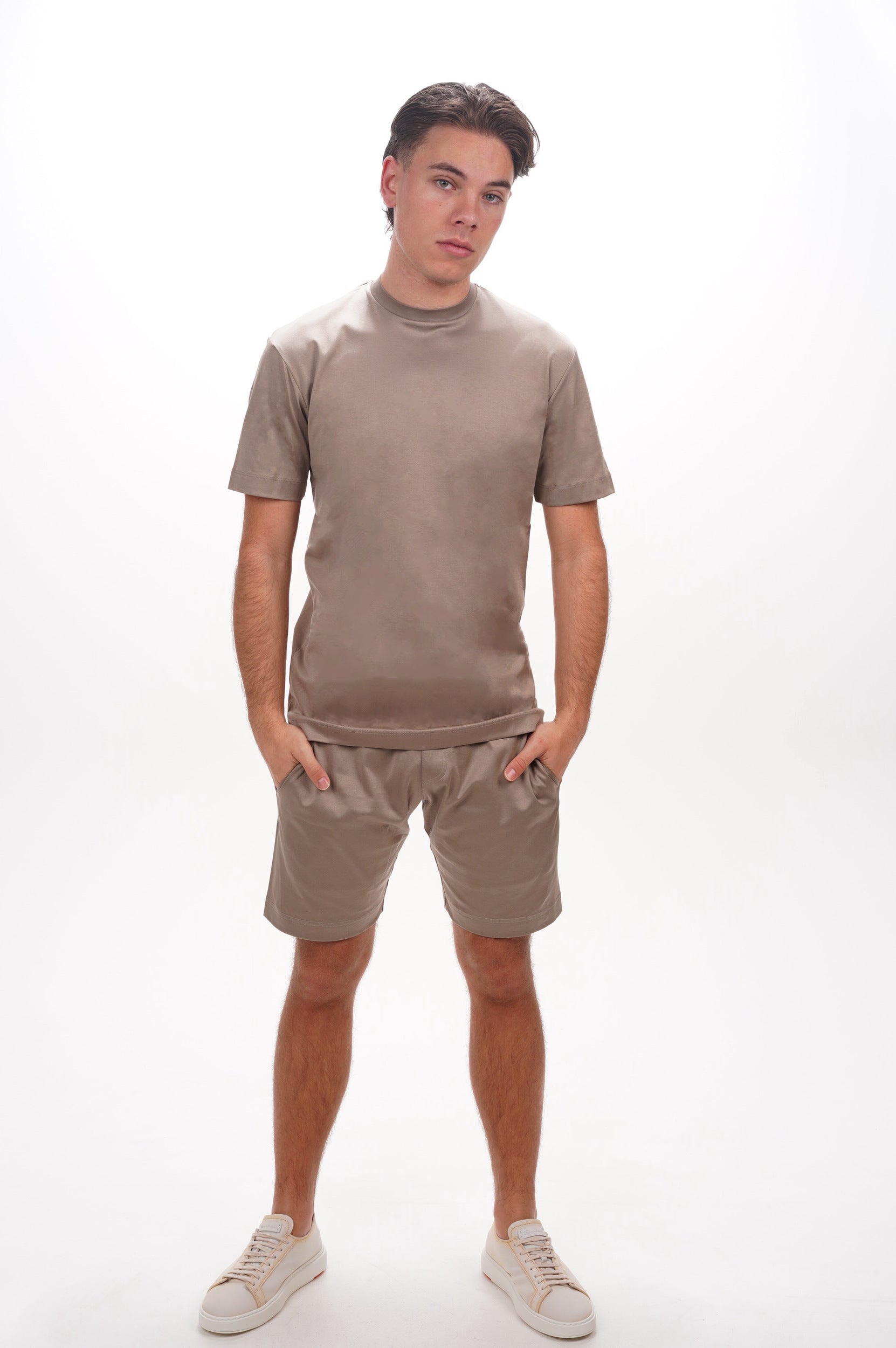 VALENZA T-Shirt Supima lead grey