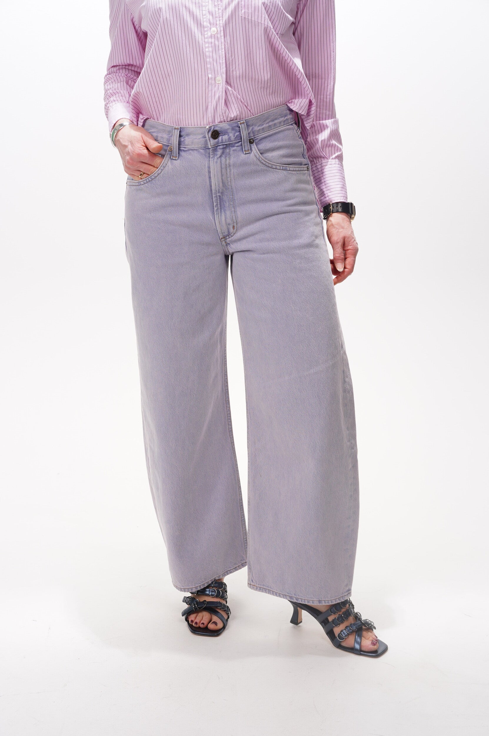 AGOLDE Jeans Low curve crop