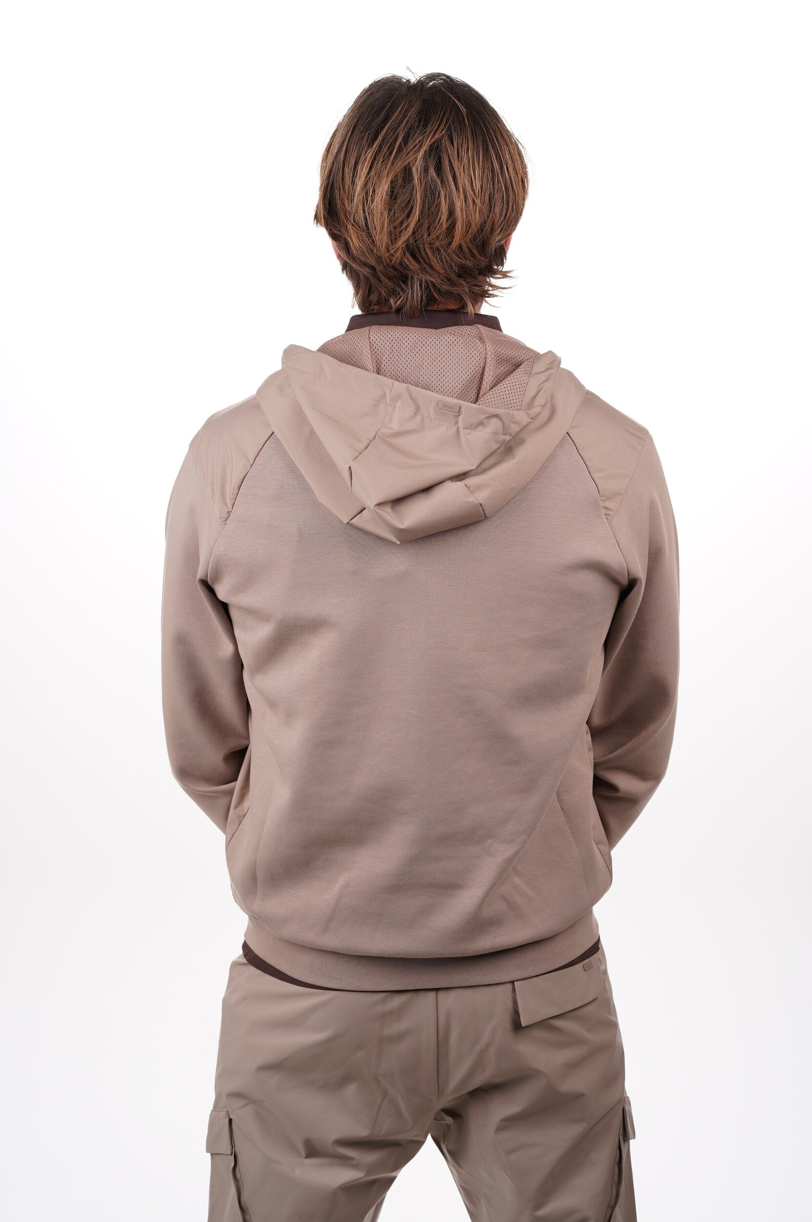 HERNO Cardigan Men's Knitted Cardigan Taupe