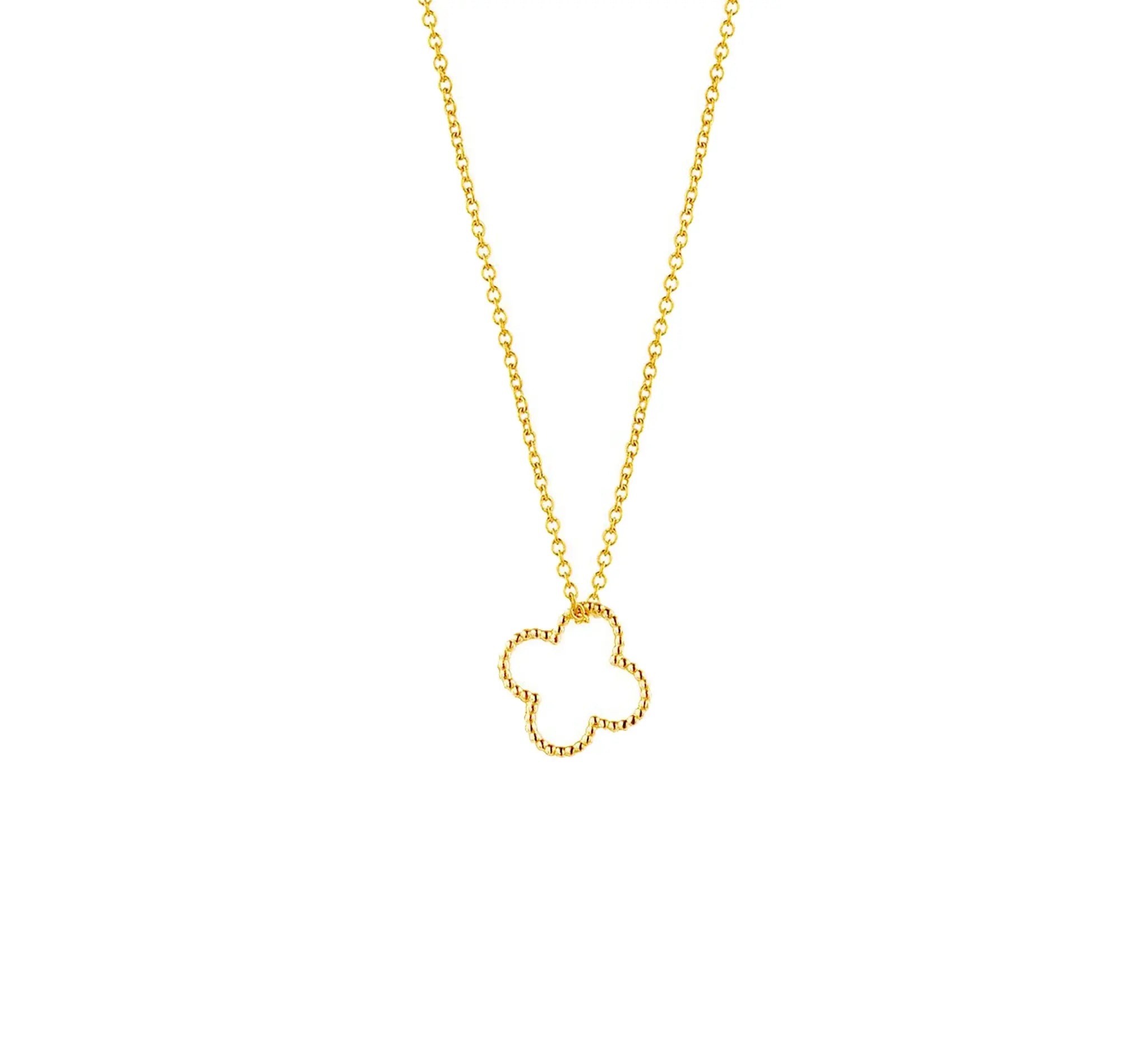 JUST FRANKY Jewelry Necklace Clover