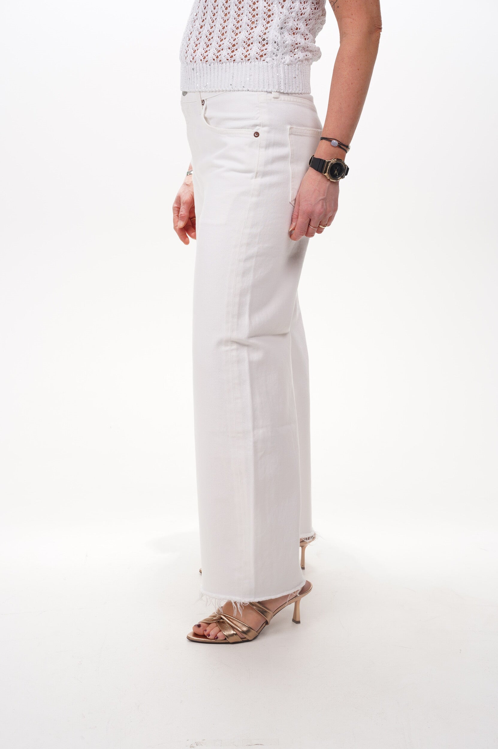 AGOLDE Jeans Low curve fray