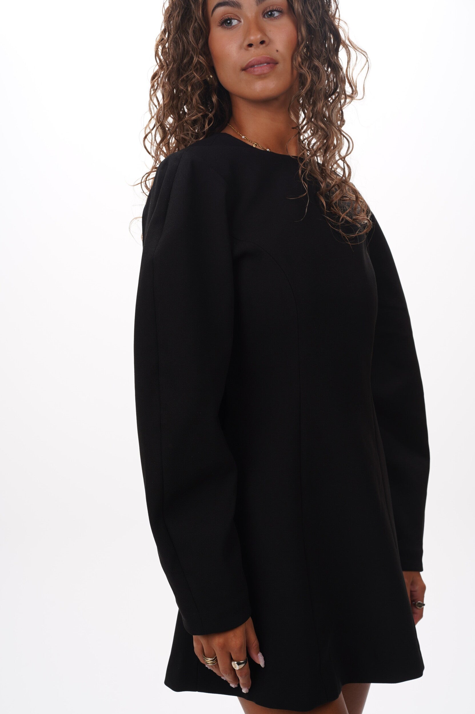 ROTATE Dress Suiting flared mini