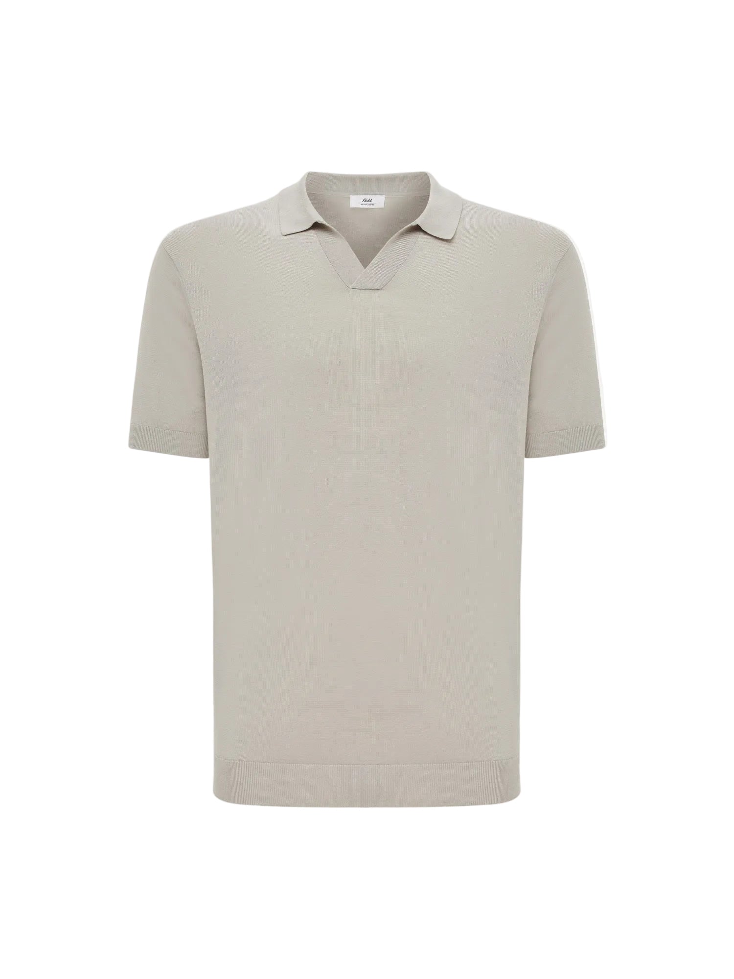 GENTILUOMO Polo Polo No Button SS Brown