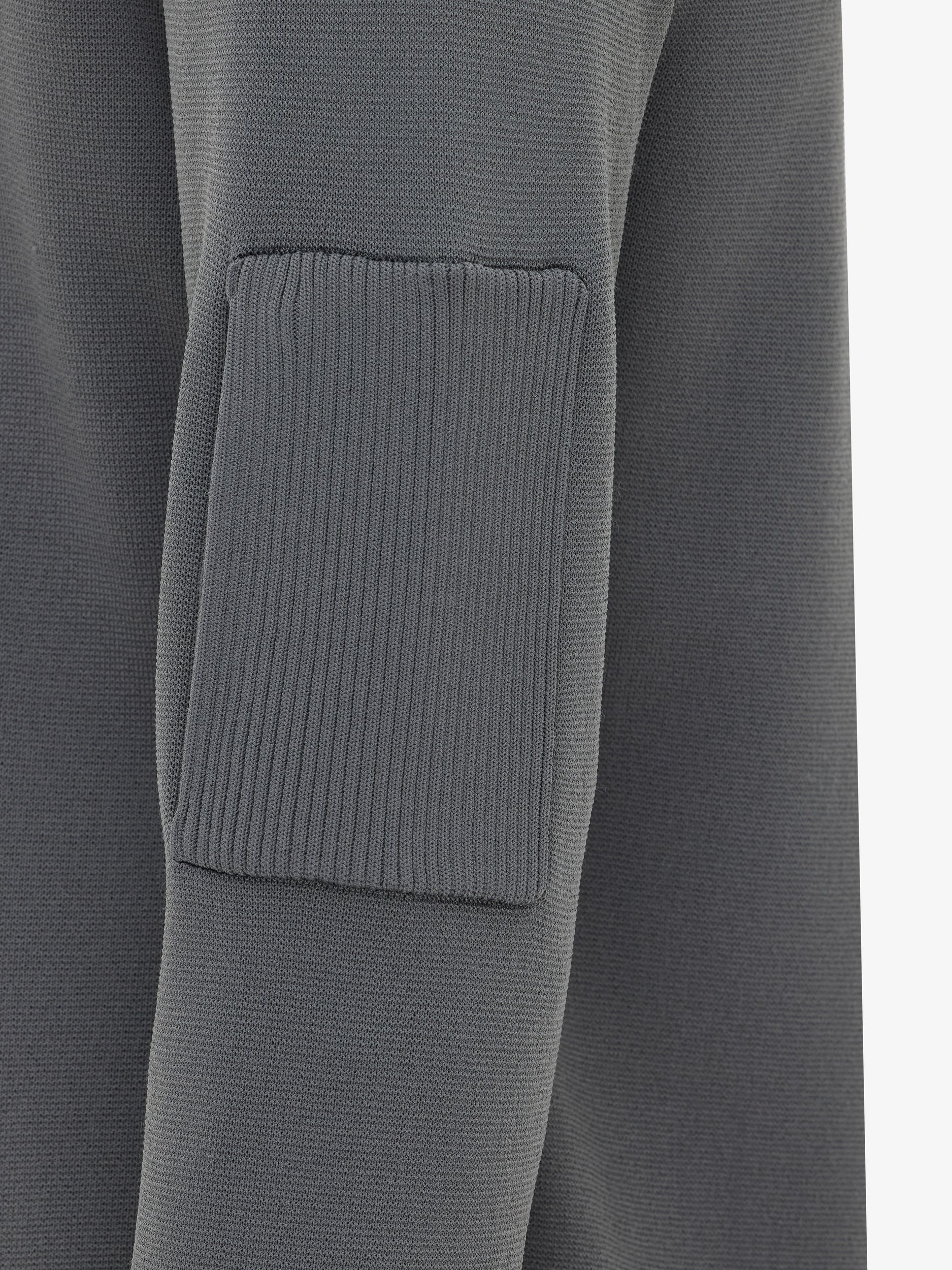 GENTI Pull Turtle Zip LS Dark Grey