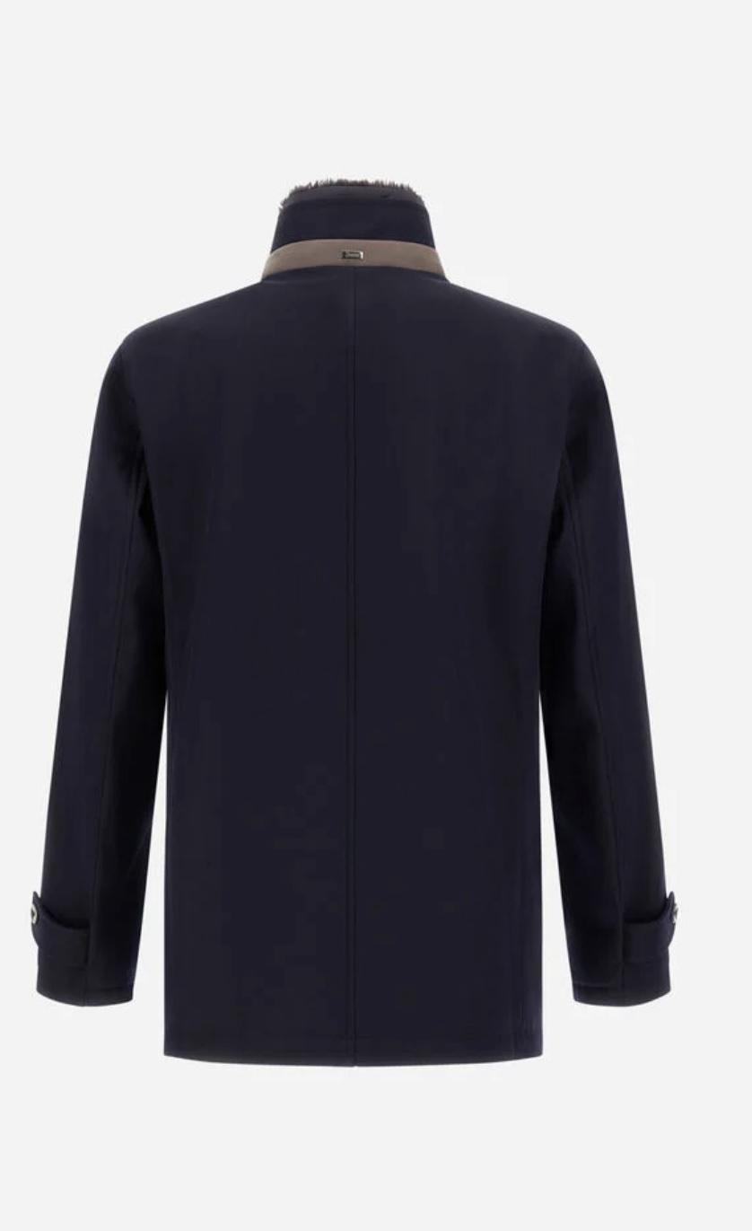 HERNO Coat Carcoat Con Collo in Montoncin