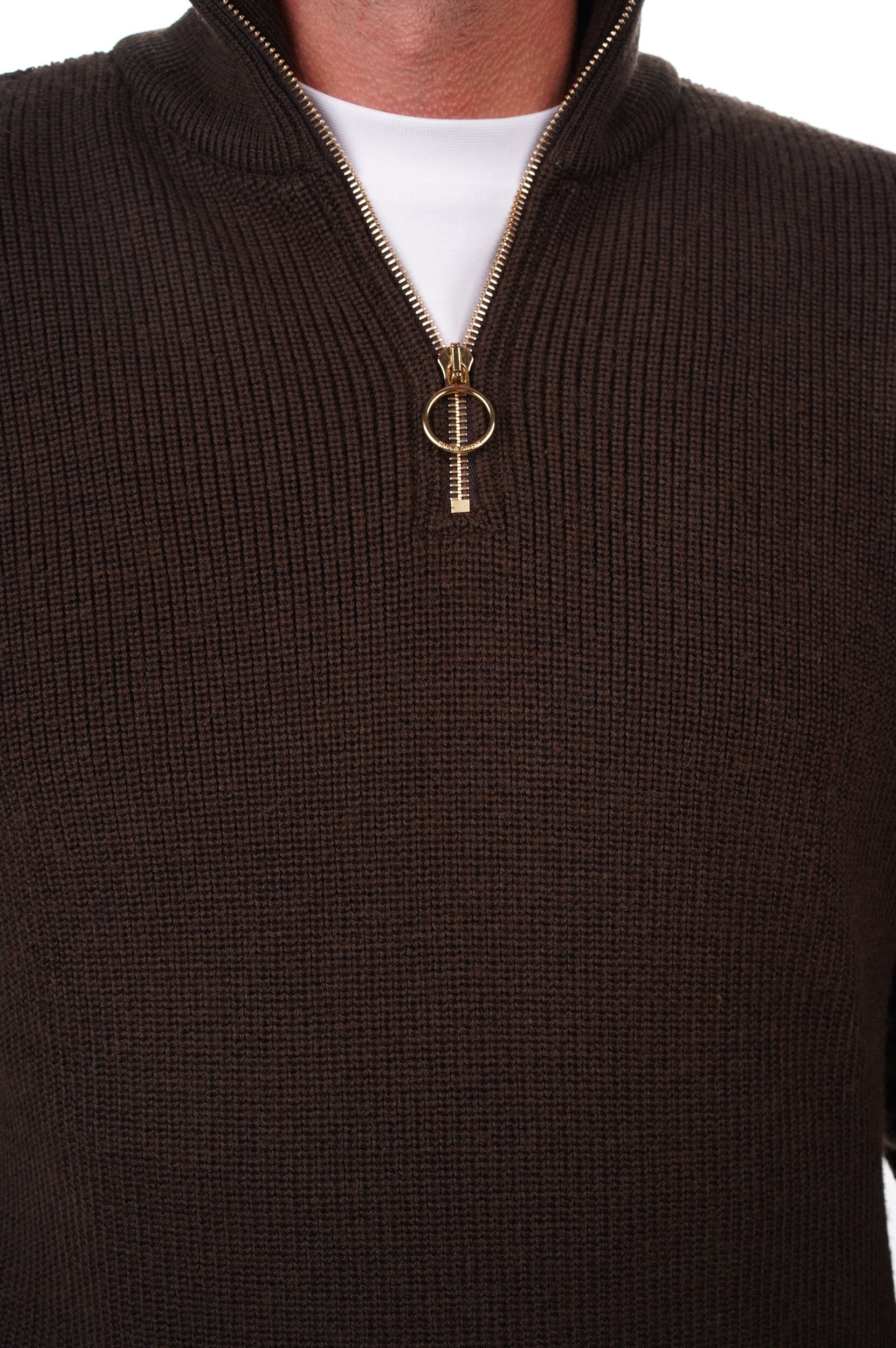 PAUL & SHARK Pull Shark tag tech wool half zip sweater