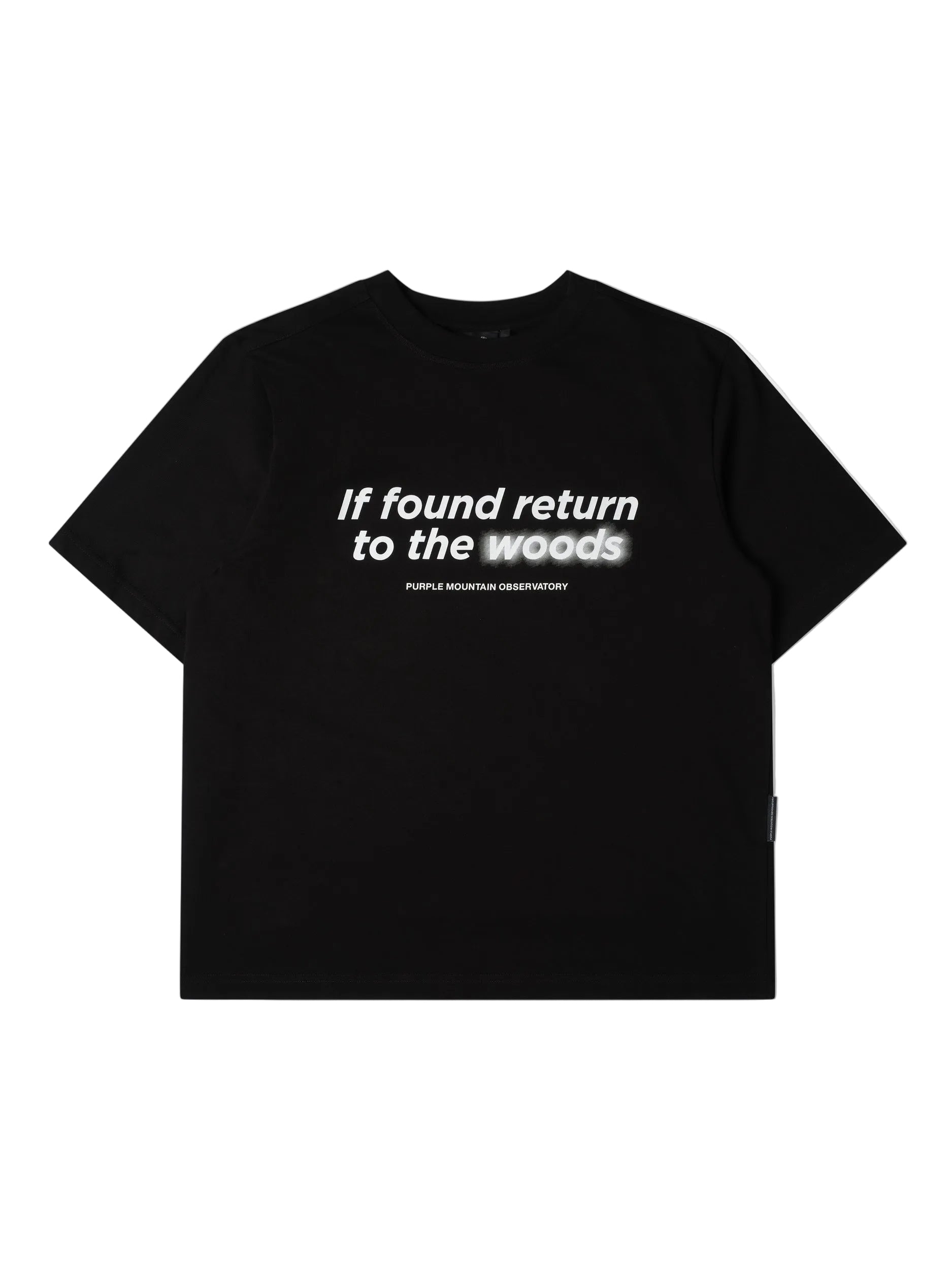 Purple Mountain Observatory T Shirt RETURN TO THE WOODS SS TEE