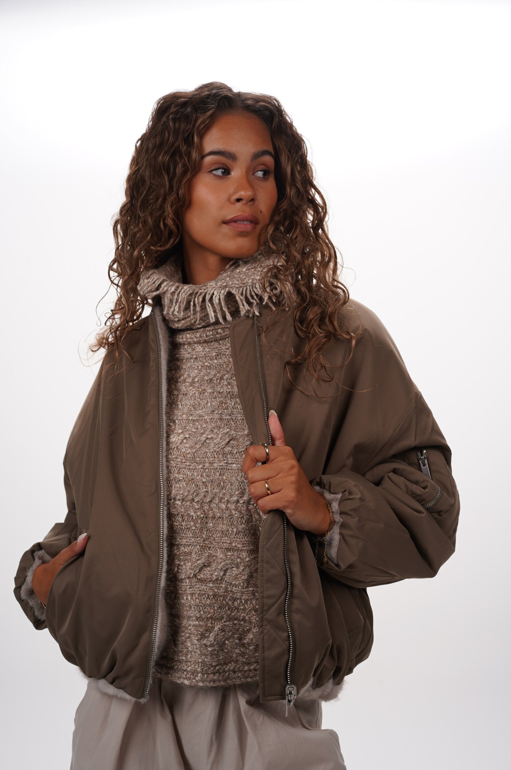 ALTER EGO Coat Pearl