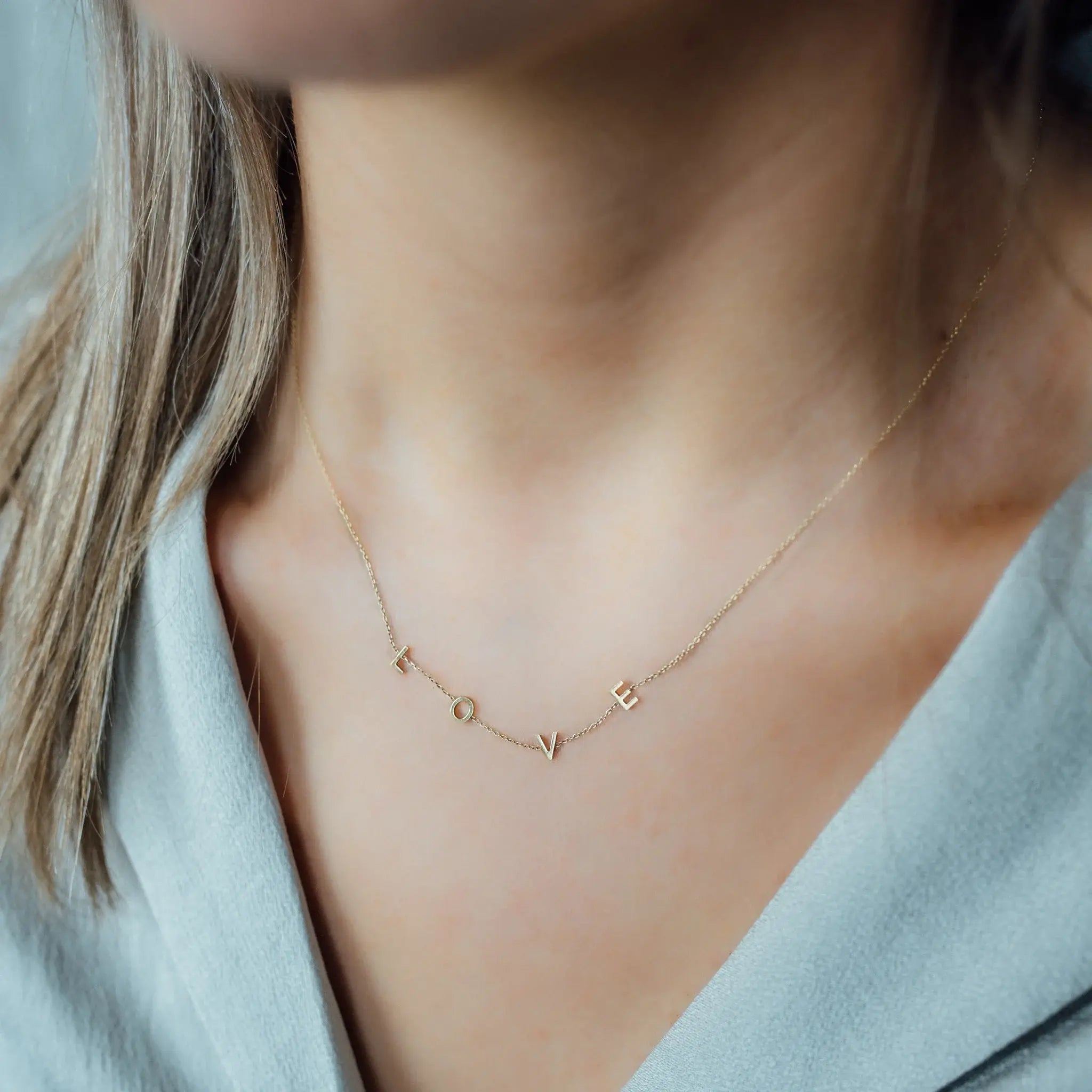 JUST FRANKY Jewelry Love Letter Necklace