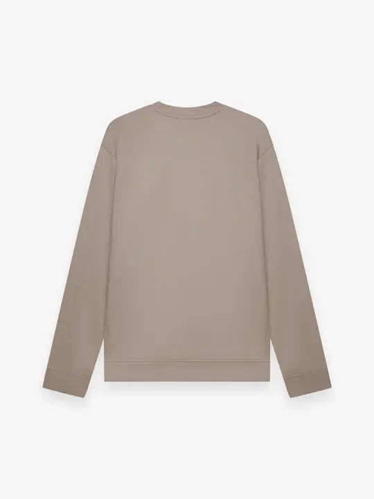 VALENZA Pull Heavy Supima Sweater Lead Grey
