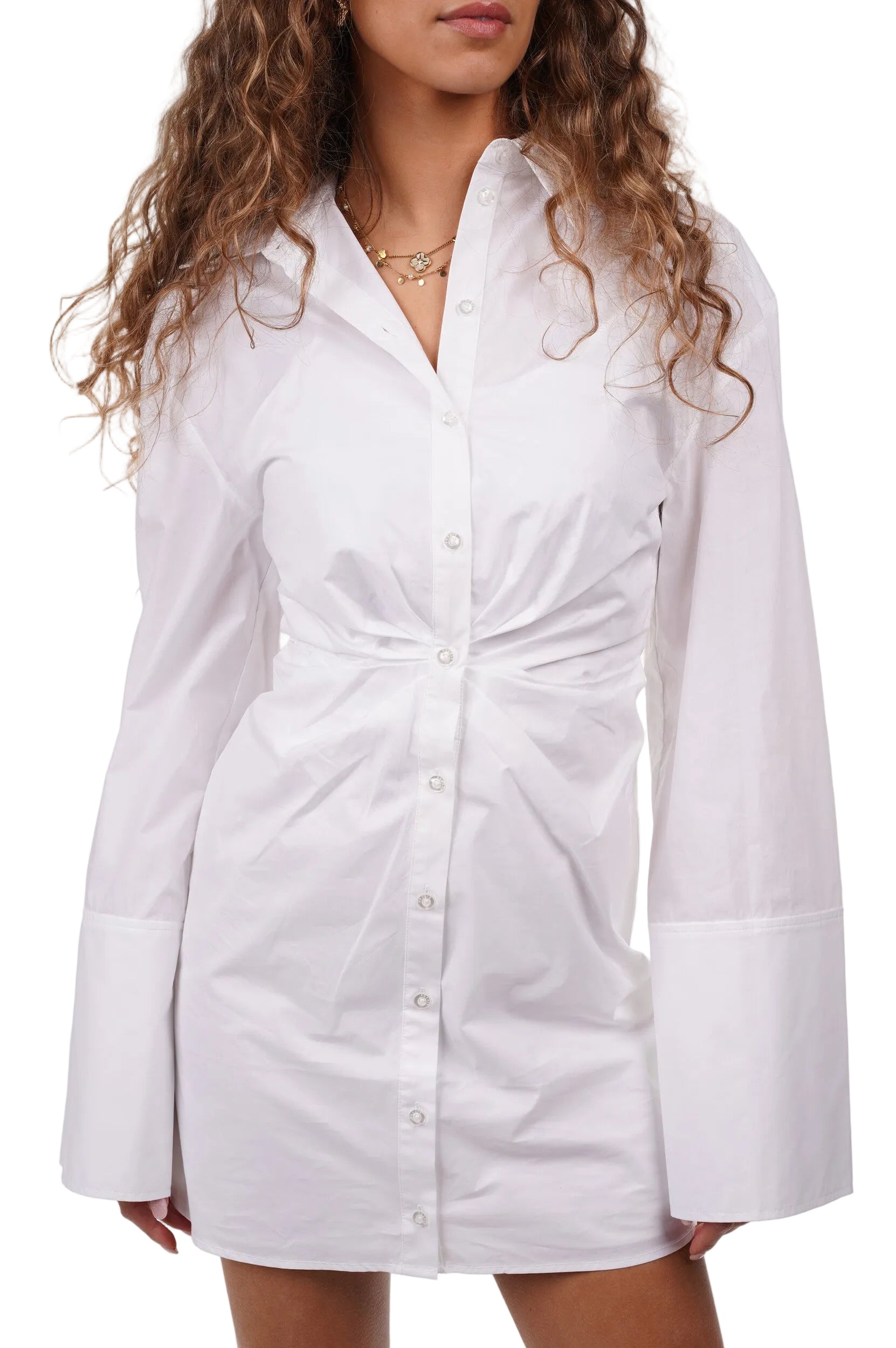 ROTATE Dress Simoni Shirt dress w/twist