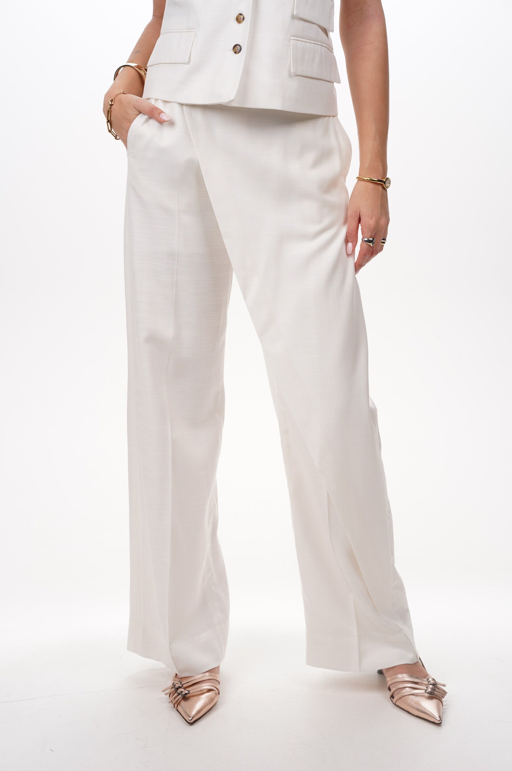 HERSKIND Trousers Alina midt maist