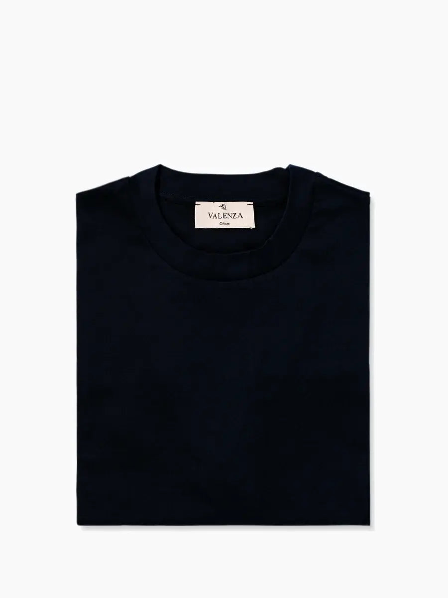 VALENZA T Shirt Supima navy