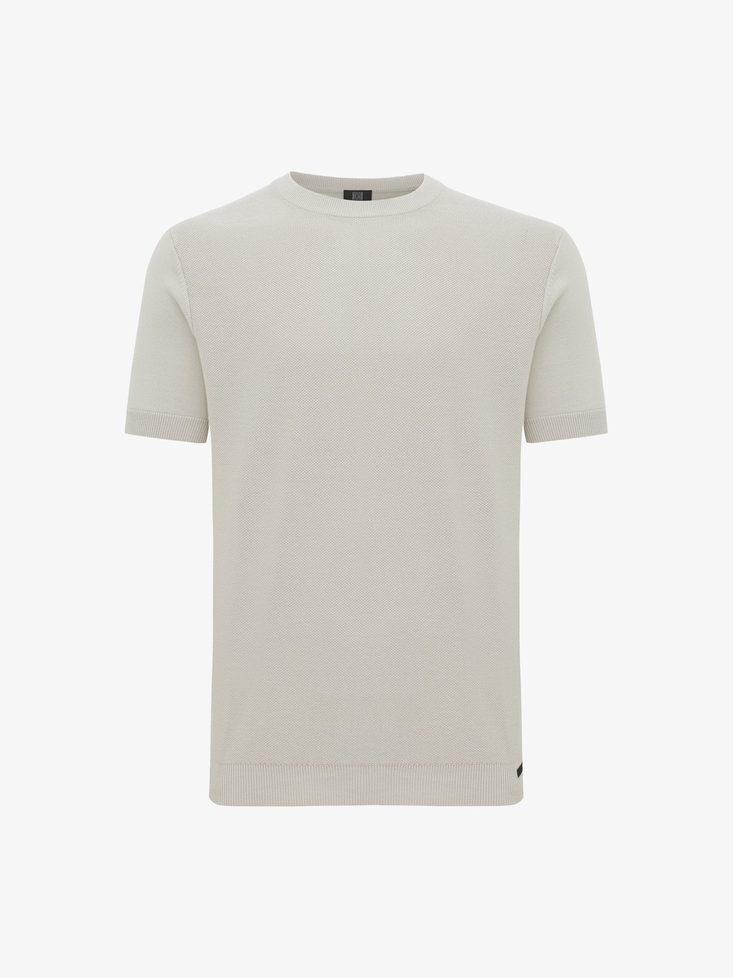 GENTI T Shirt Round Neck SS Light Grey
