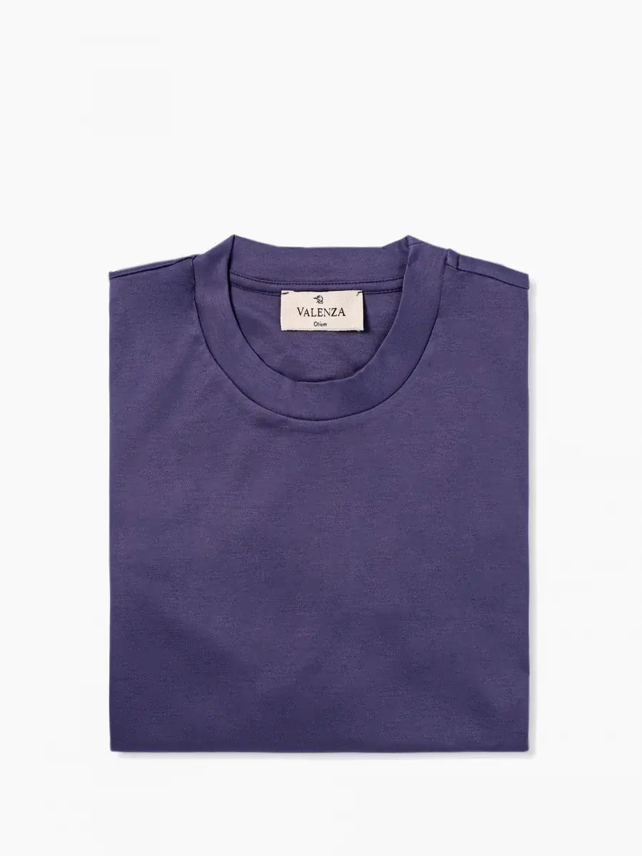 VALENZA T Shirt Supima indigo