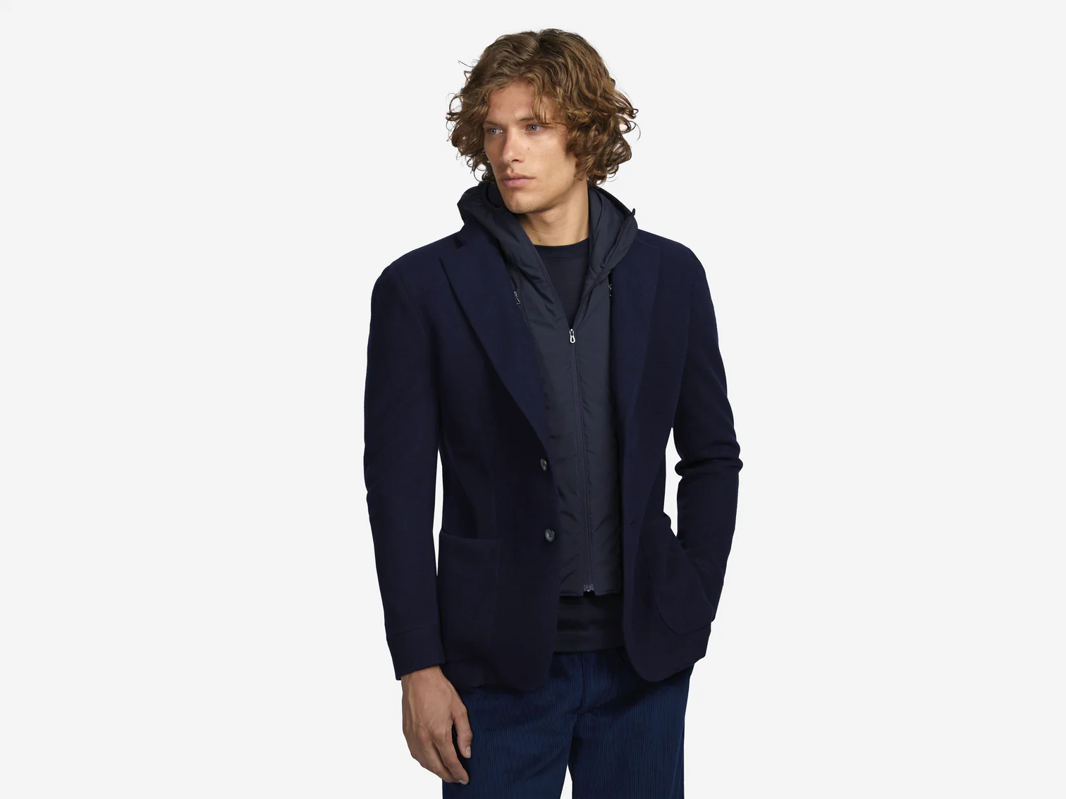 SEASE Blazers HOODED BLAZER