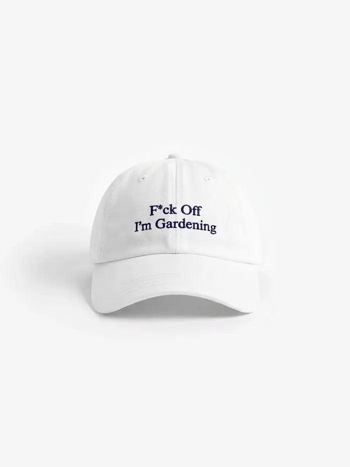 BRAMS FRUIT Cap/Hat F*ck Off I'm Gardening Cap - White