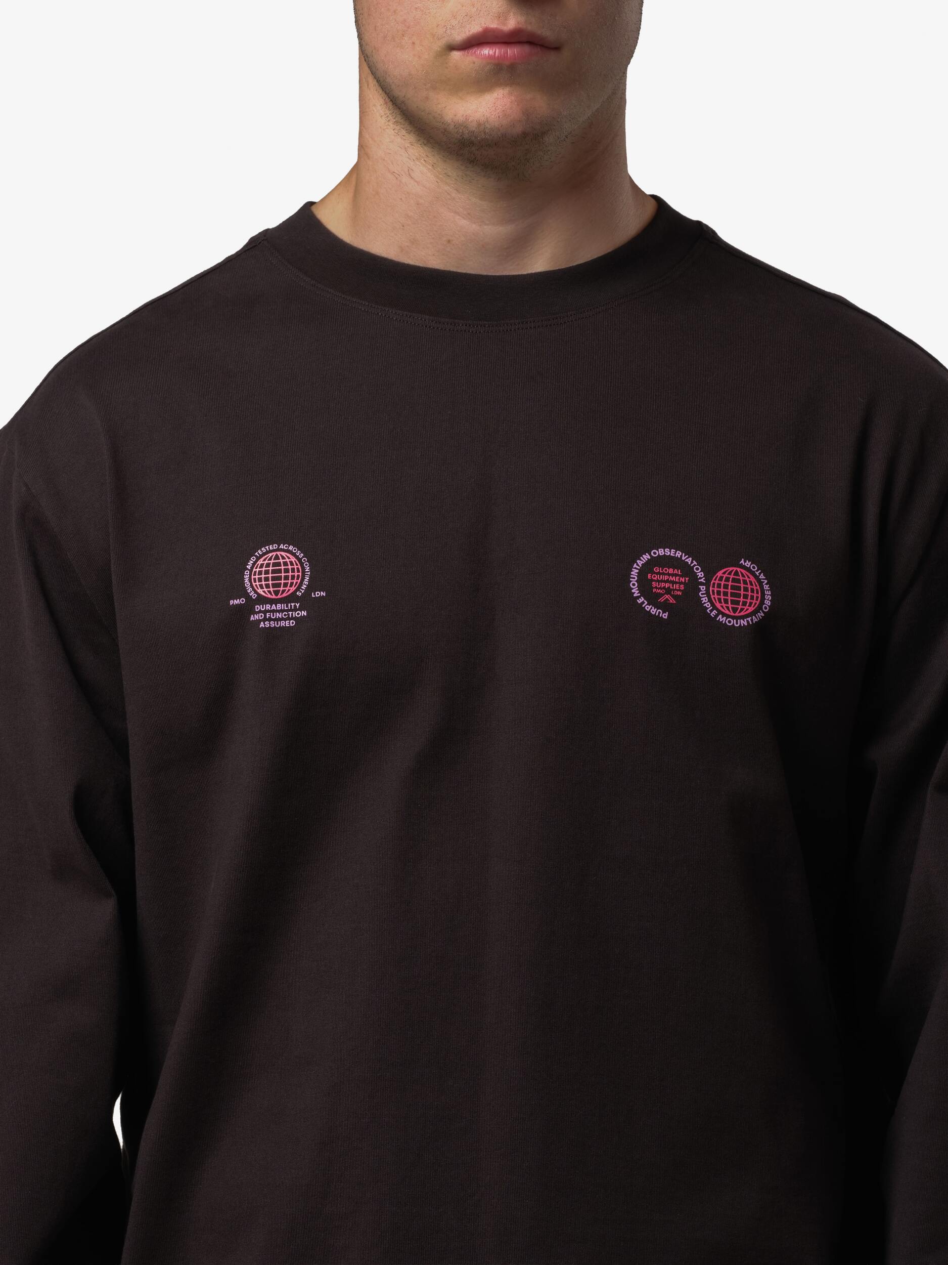 Purple Mountain Observatory T Shirt GLOBE LS TEE