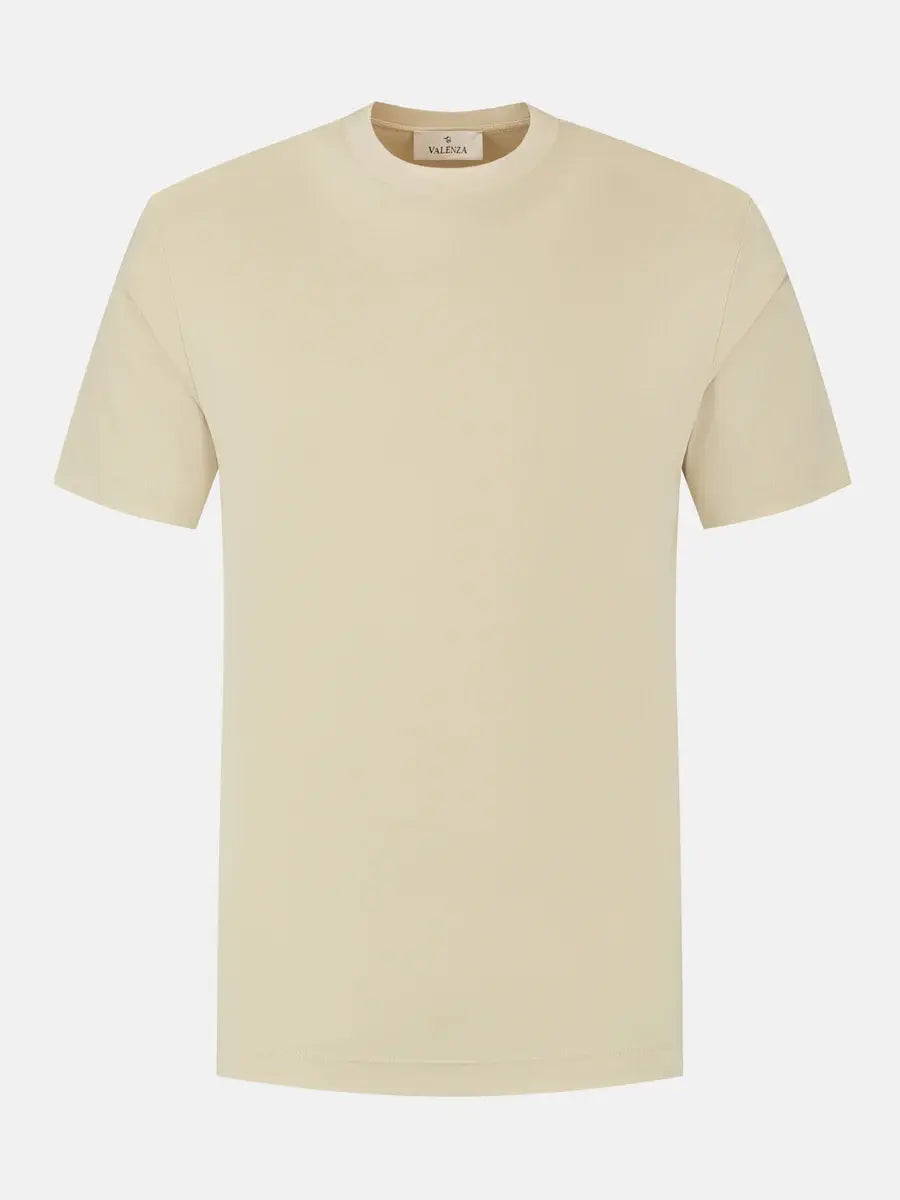 VALENZA T Shirt Supima beige