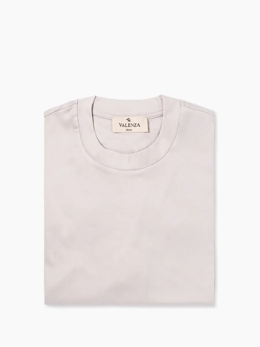 VALENZA T-Shirt Supima pearl gray
