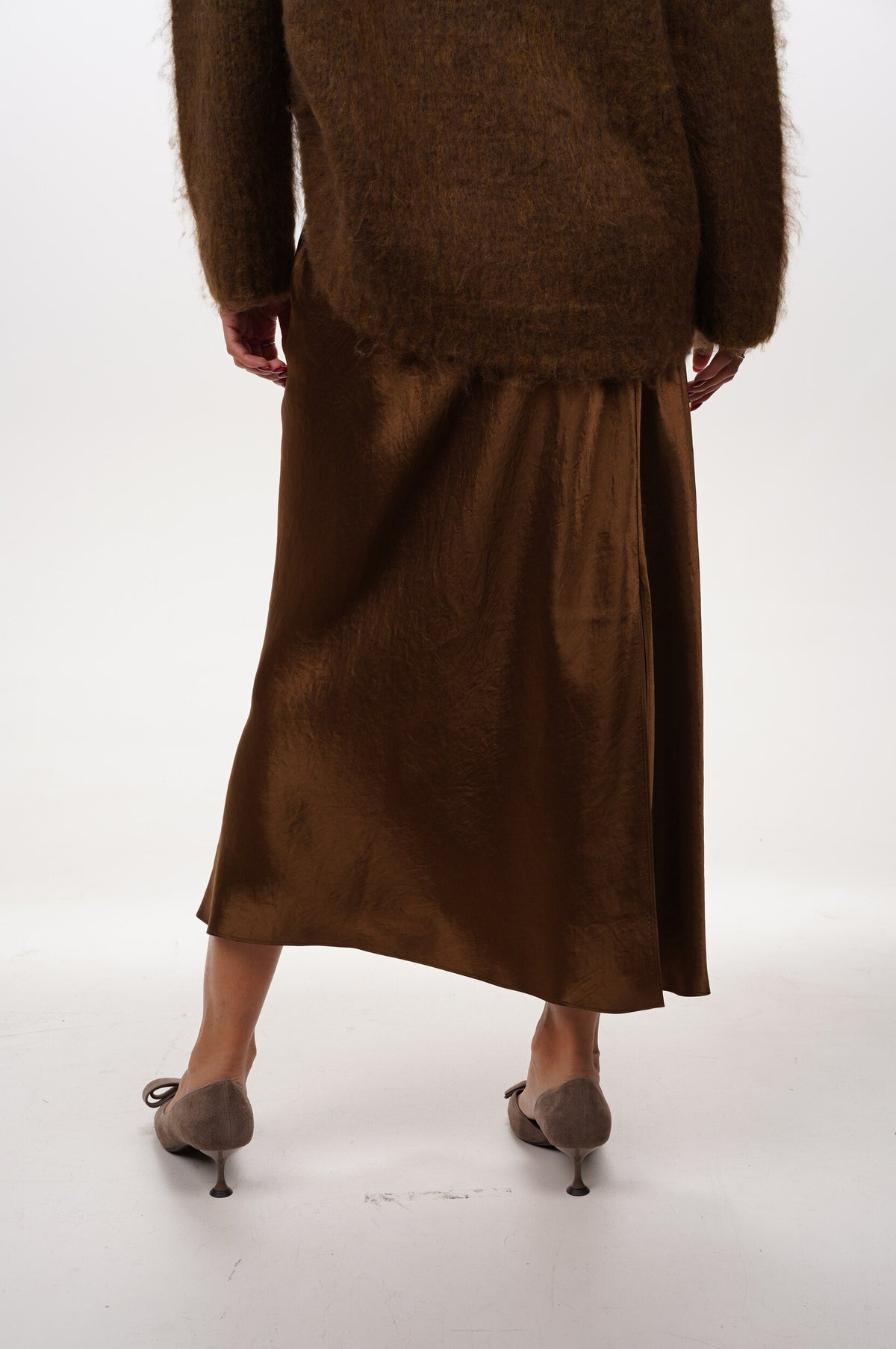 VINCE Skirt Side slIt slip