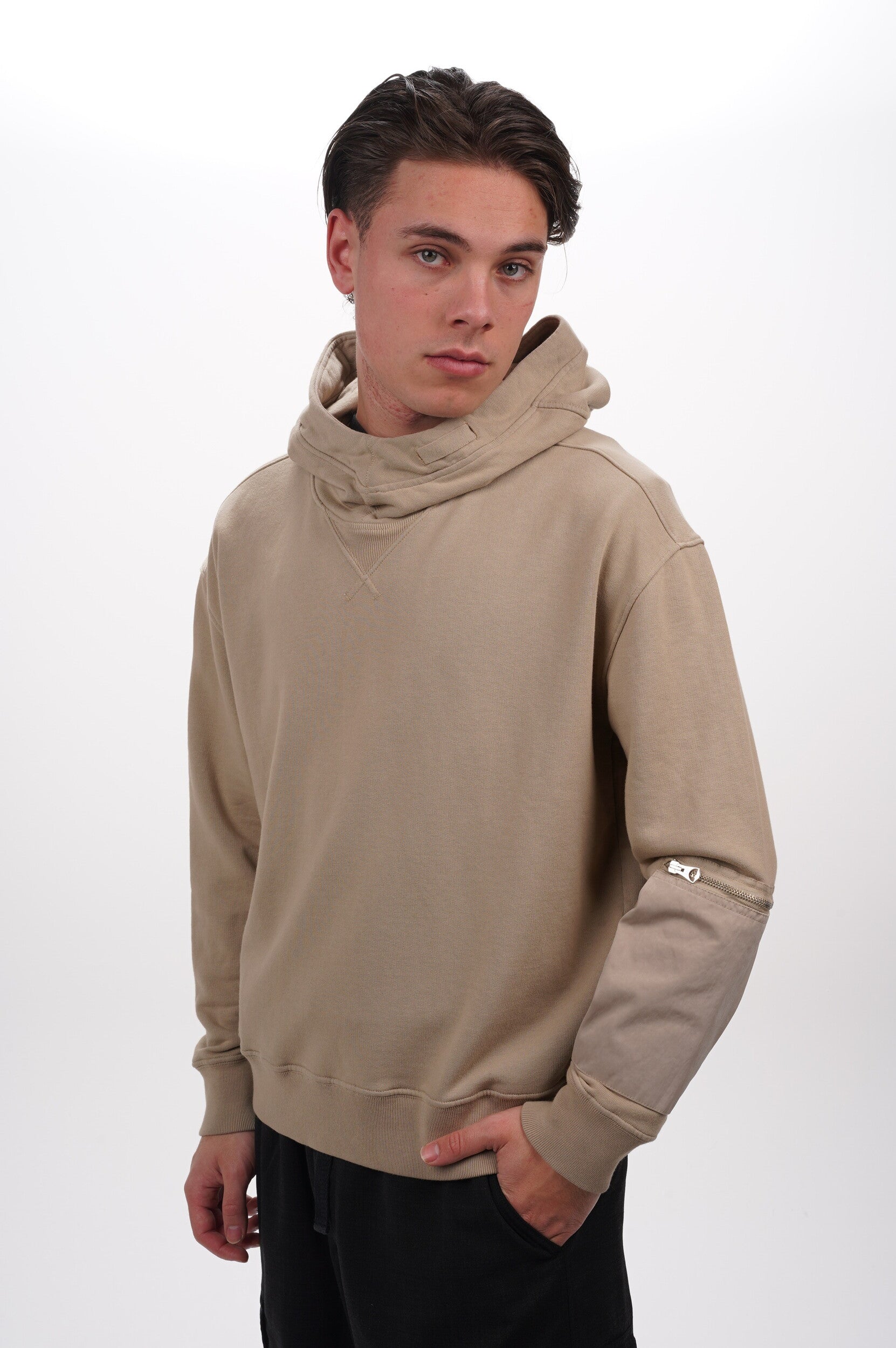 TEN C Pull FELPA CHIUSA CAPPUCCIO