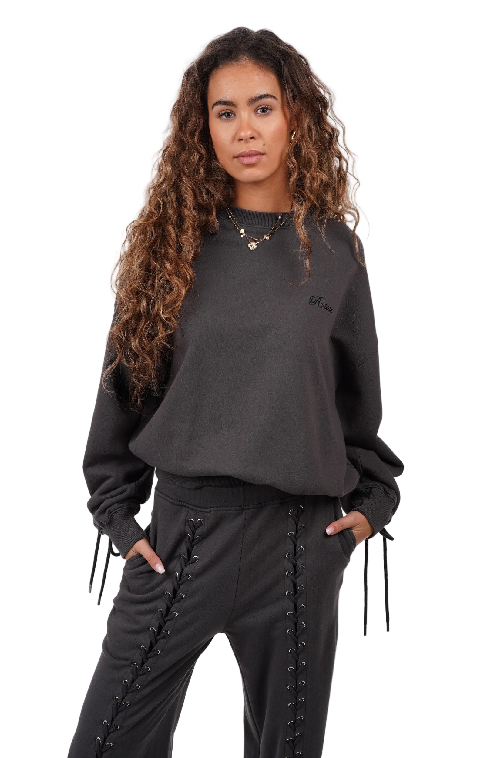 ROTATE Pull Sui Lacing crewneck