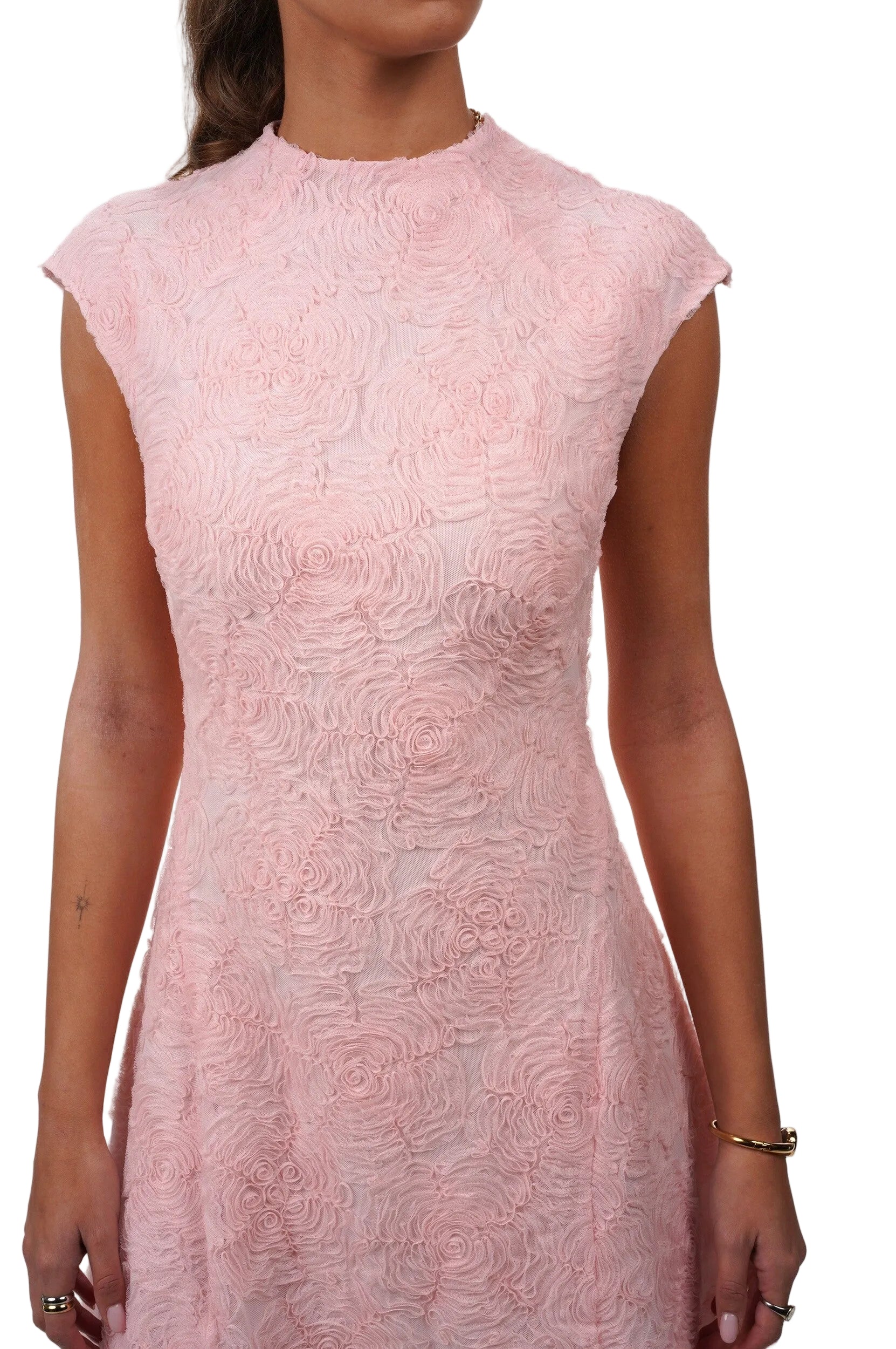 ROTATE Dress Asyna Mesh Mini
