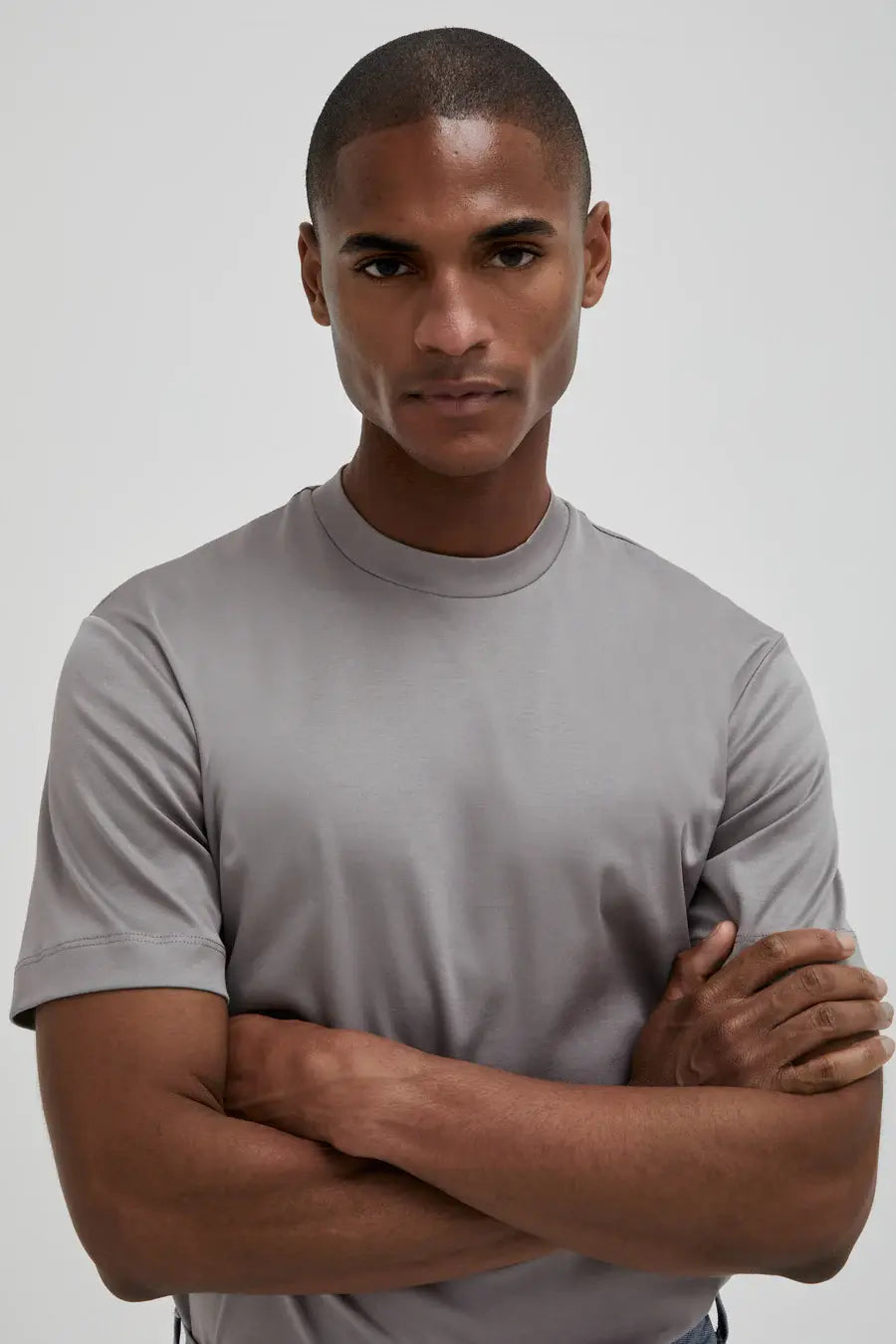 VALENZA T Shirt Supima grey