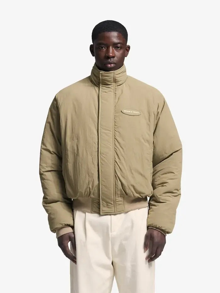 BRAMS FRUIT Jack Reversible Bomber Jacket - Olive Green