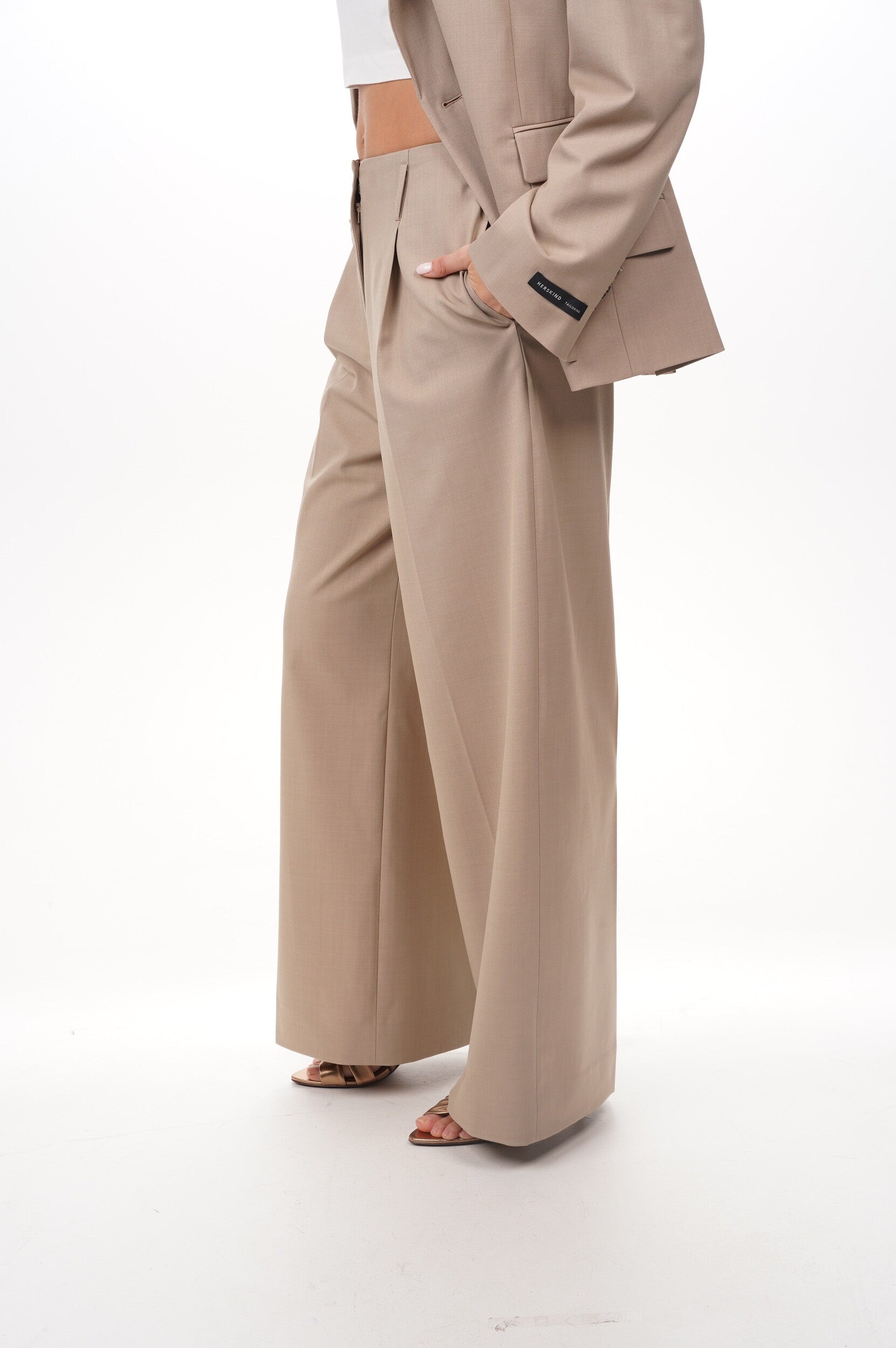 HERSKIND Trousers Felicia midt waist