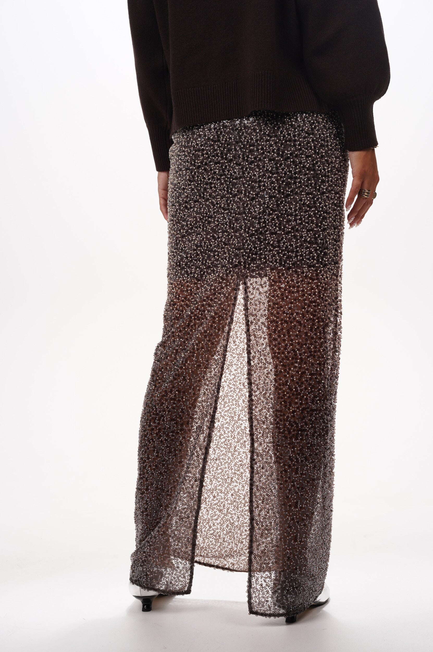 ROTATE Skirt Beaded maxi