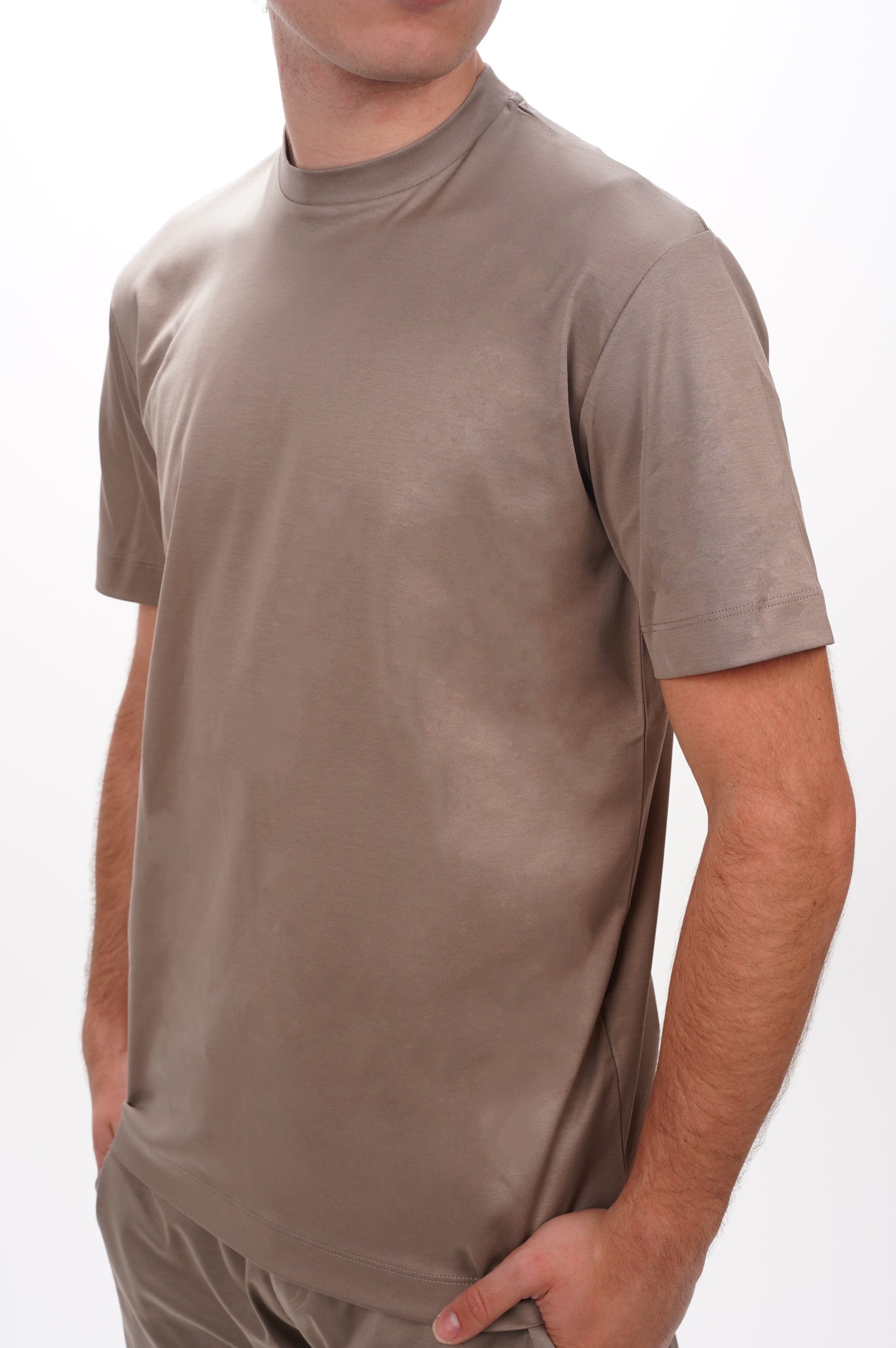 VALENZA T-Shirt Supima lead grey