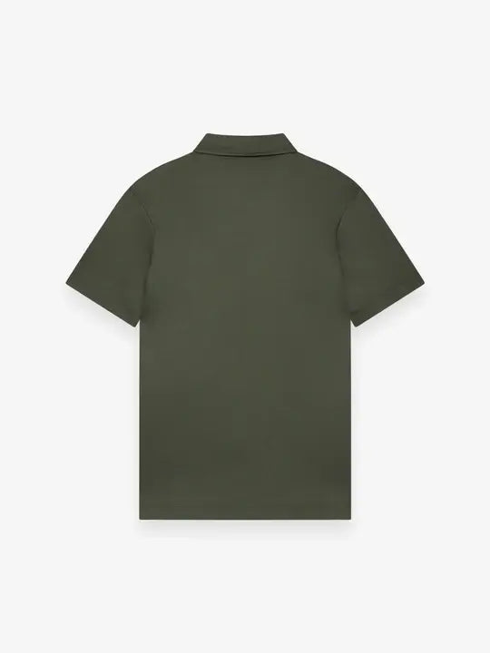 VALENZA Polo Supima Polo schiller collar Green