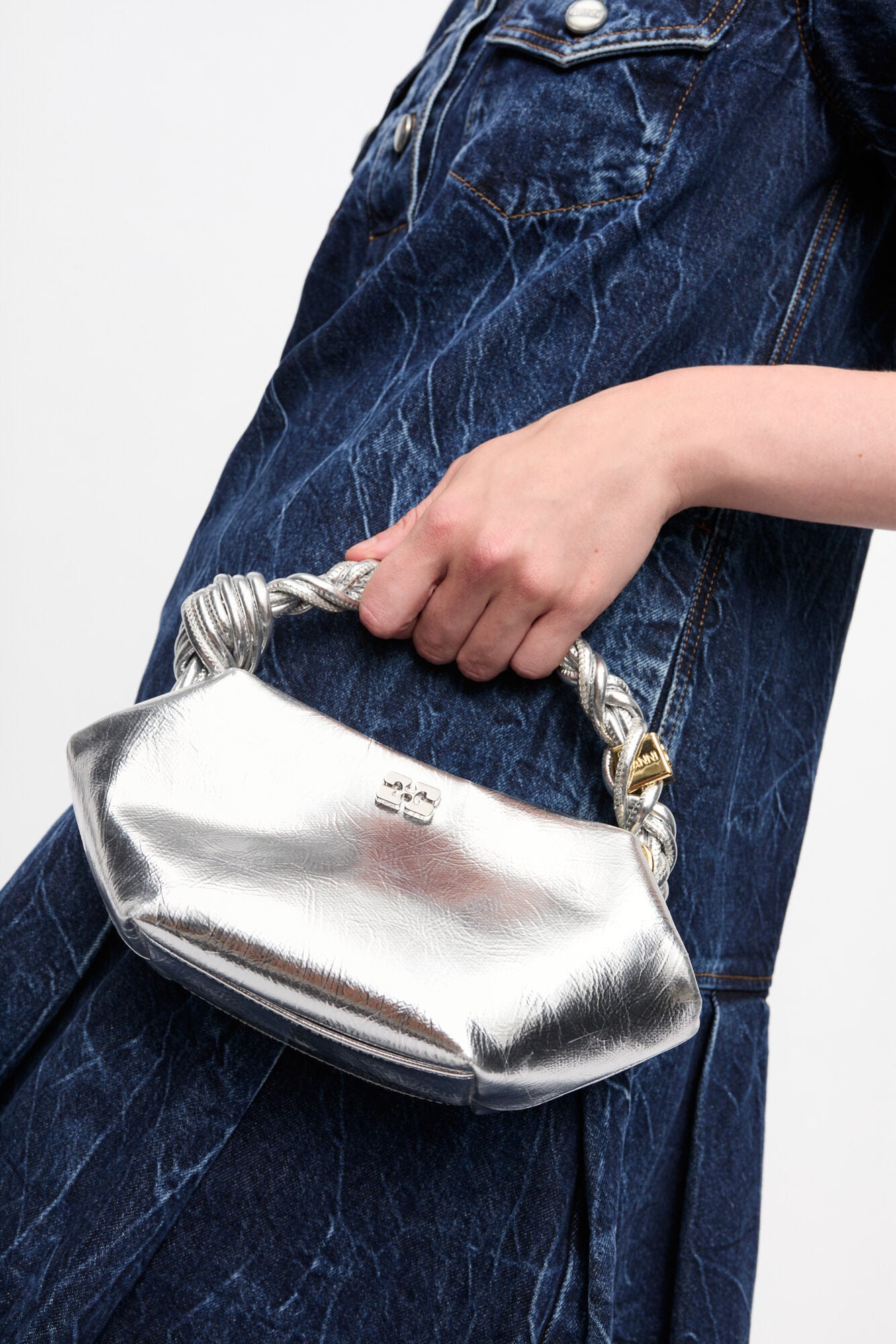 GANNI Bag Bou bag mini metallic