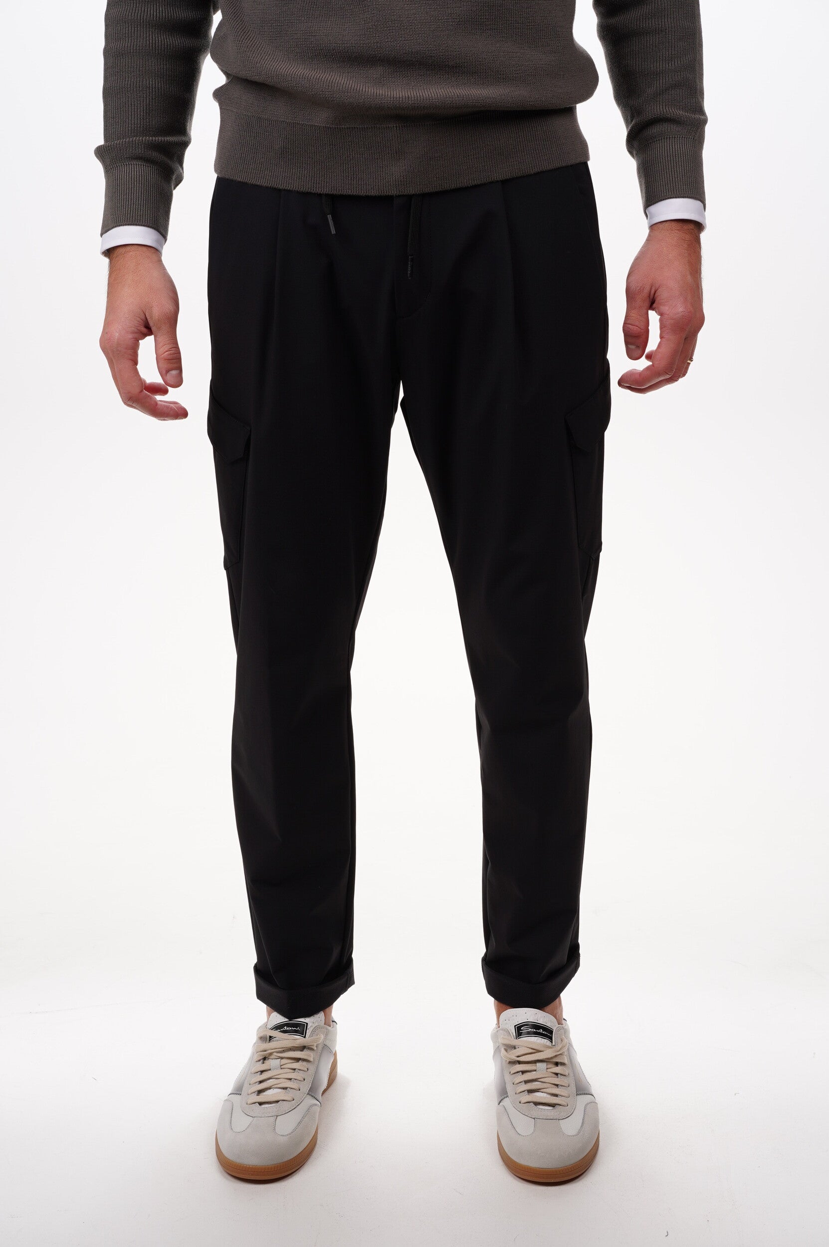 HERNO Trousers Pantalone Con Tasche A Toppa
