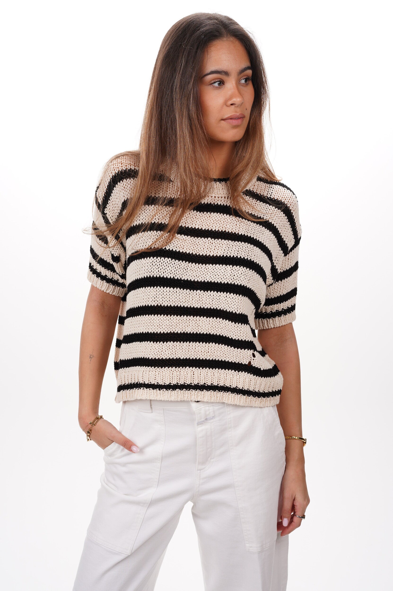 ROBERTO COLLINA Pull Girocollo M Riga