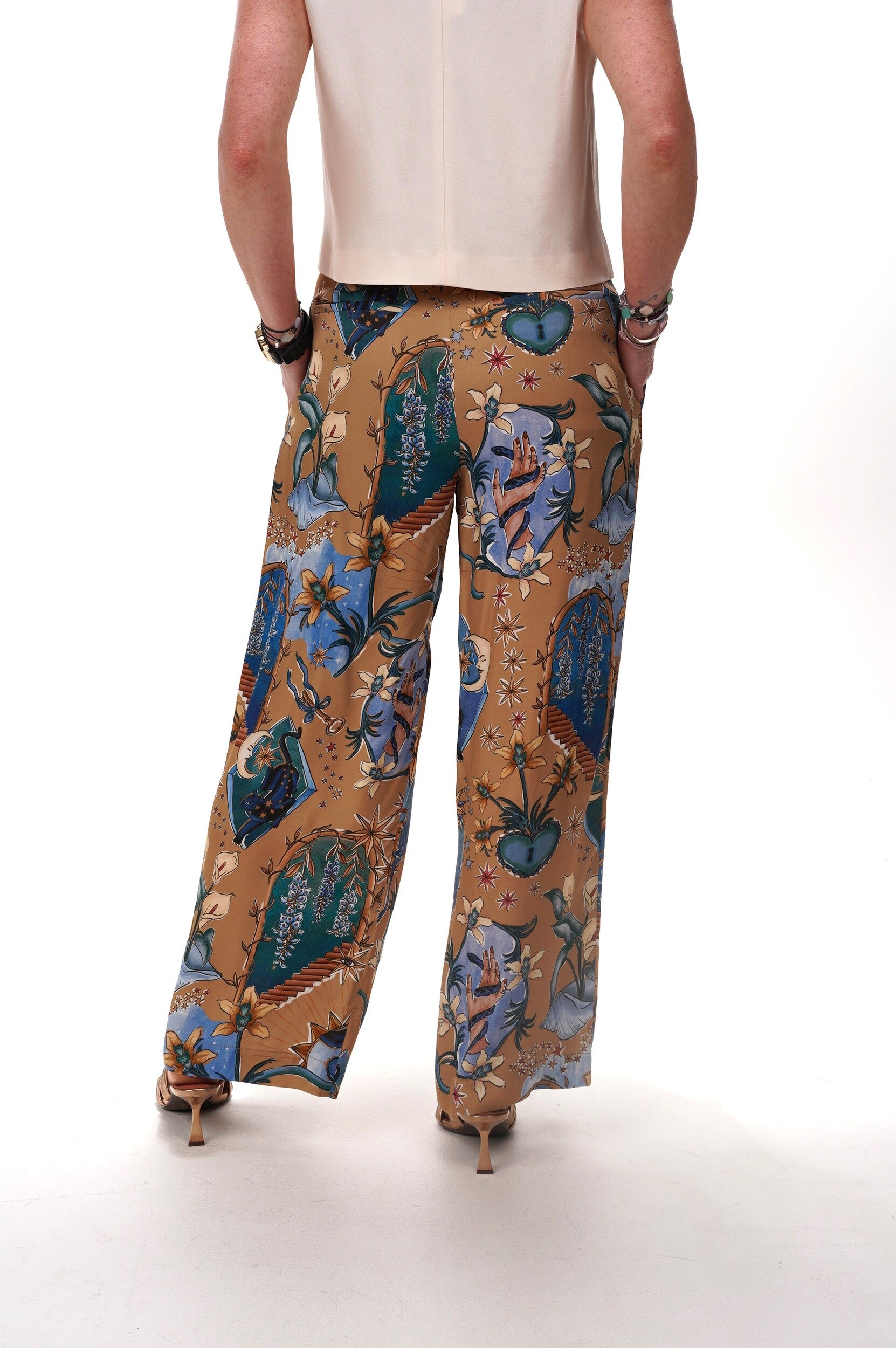 FARM RIO Trousers Mystical sand 