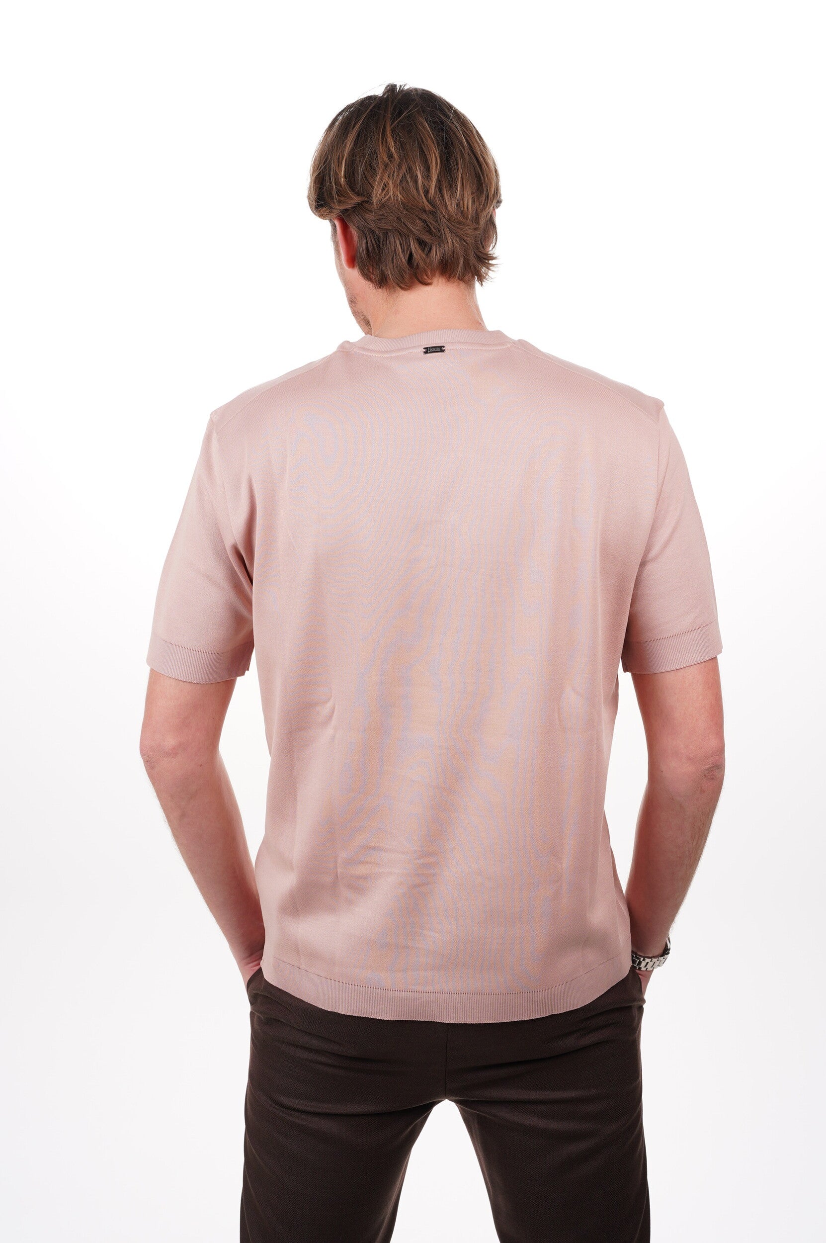 HERNO T Shirt Men's Knitted T-Shirt Cipria